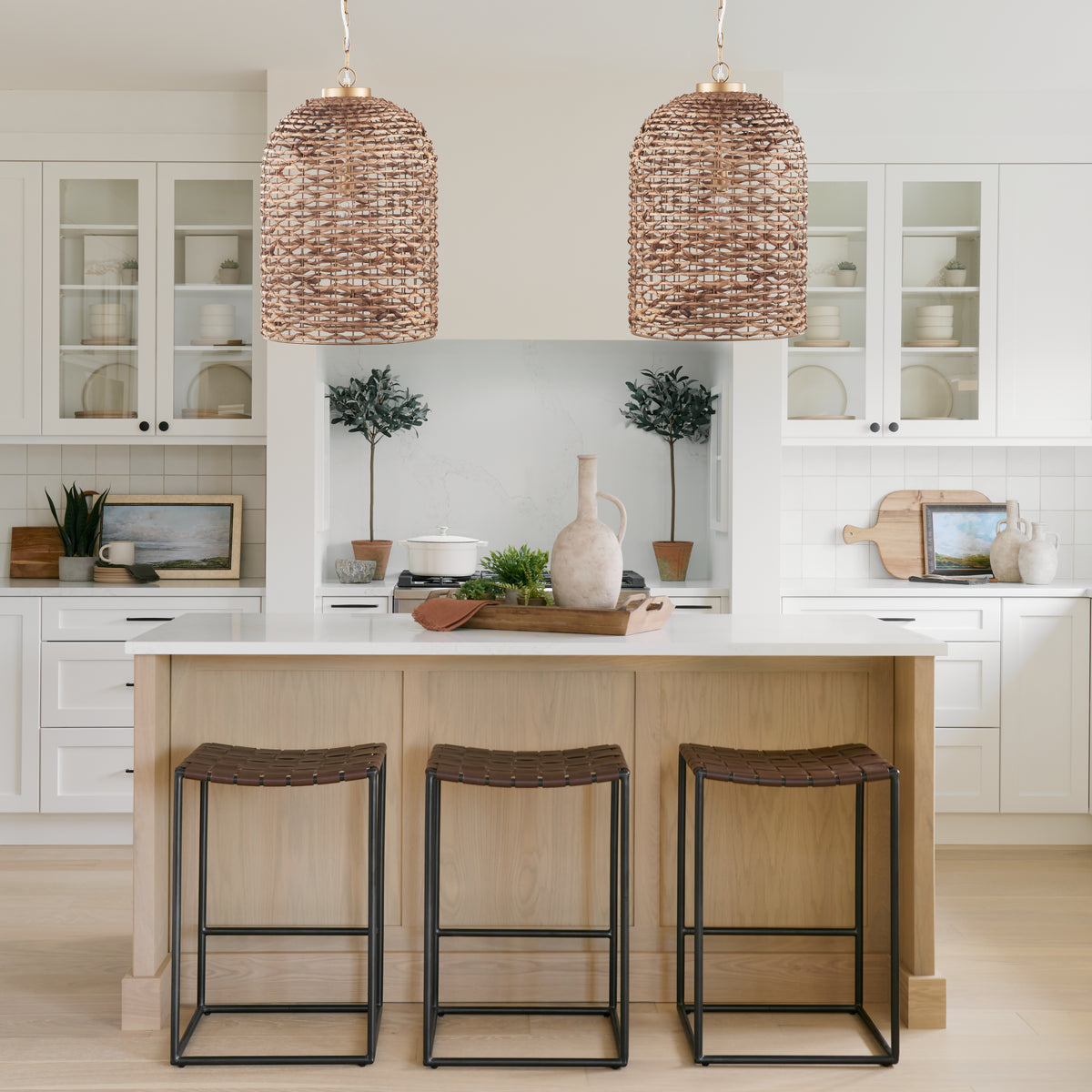 Sana Tall Watergrass Pendant Light-Pendant Lights-DECOROLALA