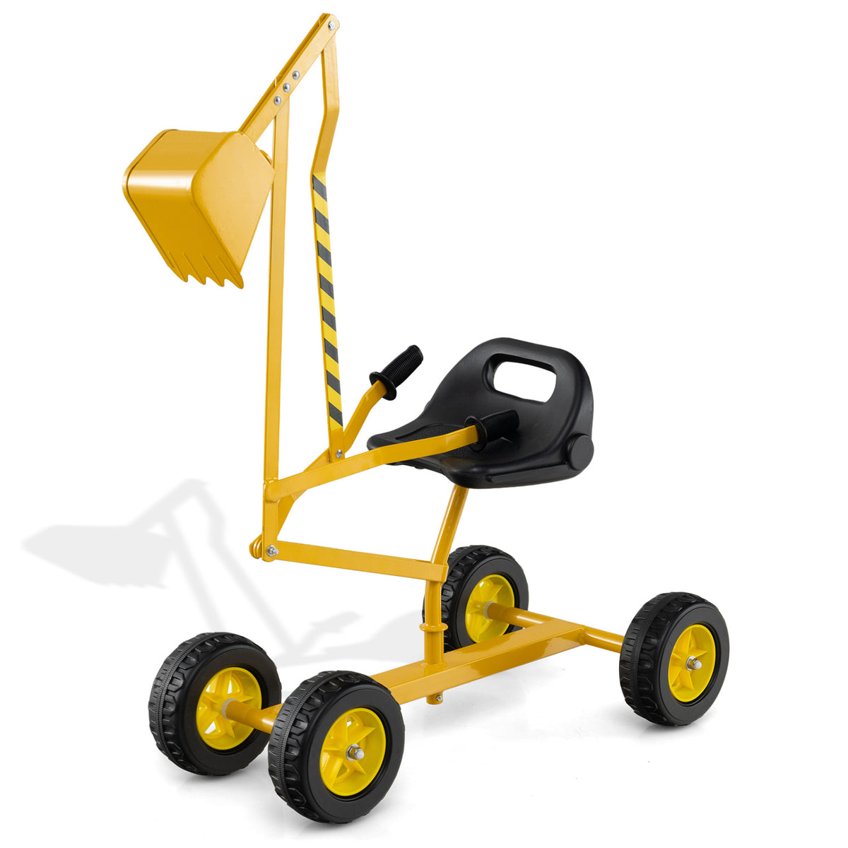Excavatrice à sable pour enfants avec commandes à deux mains et pelle flexible