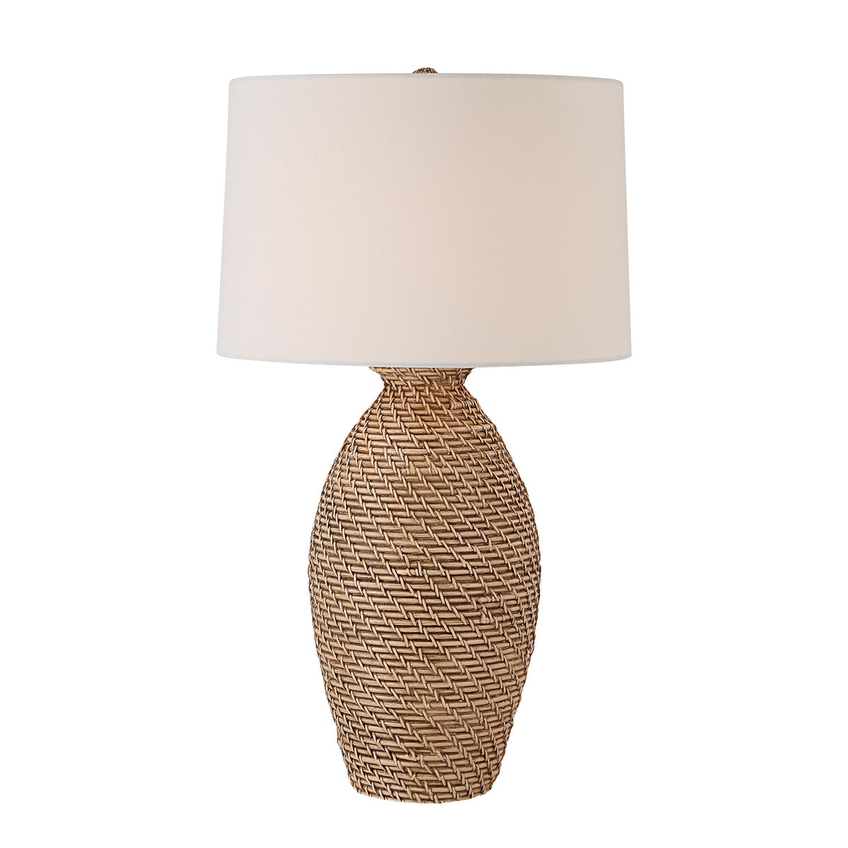 Santal 30" Table Lamp with Rattan Finish-Table Lamp-DECOROLALA