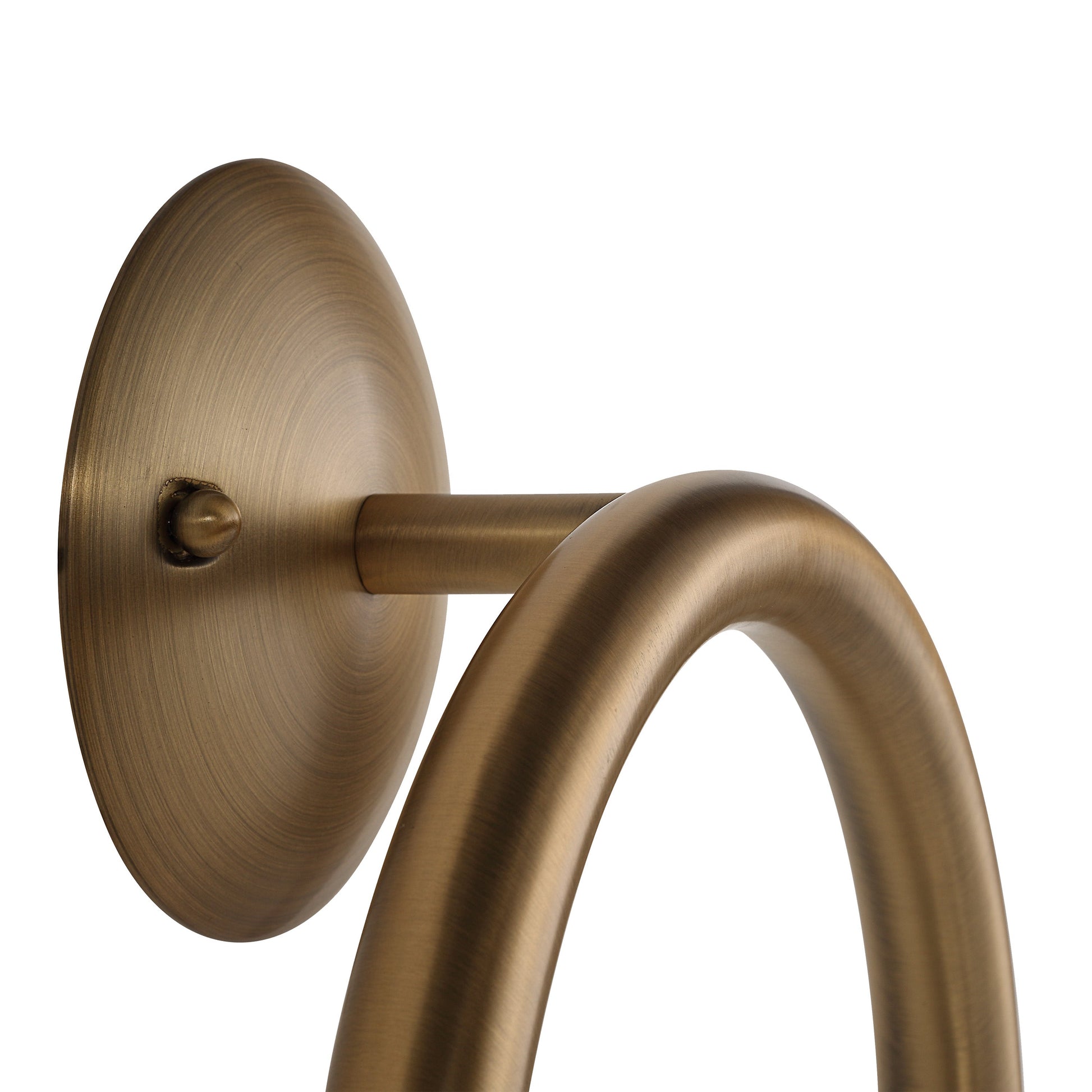 Santi 10.5" Double-Light Wall Sconce, Brass-Wall Sconce-DECOROLALA