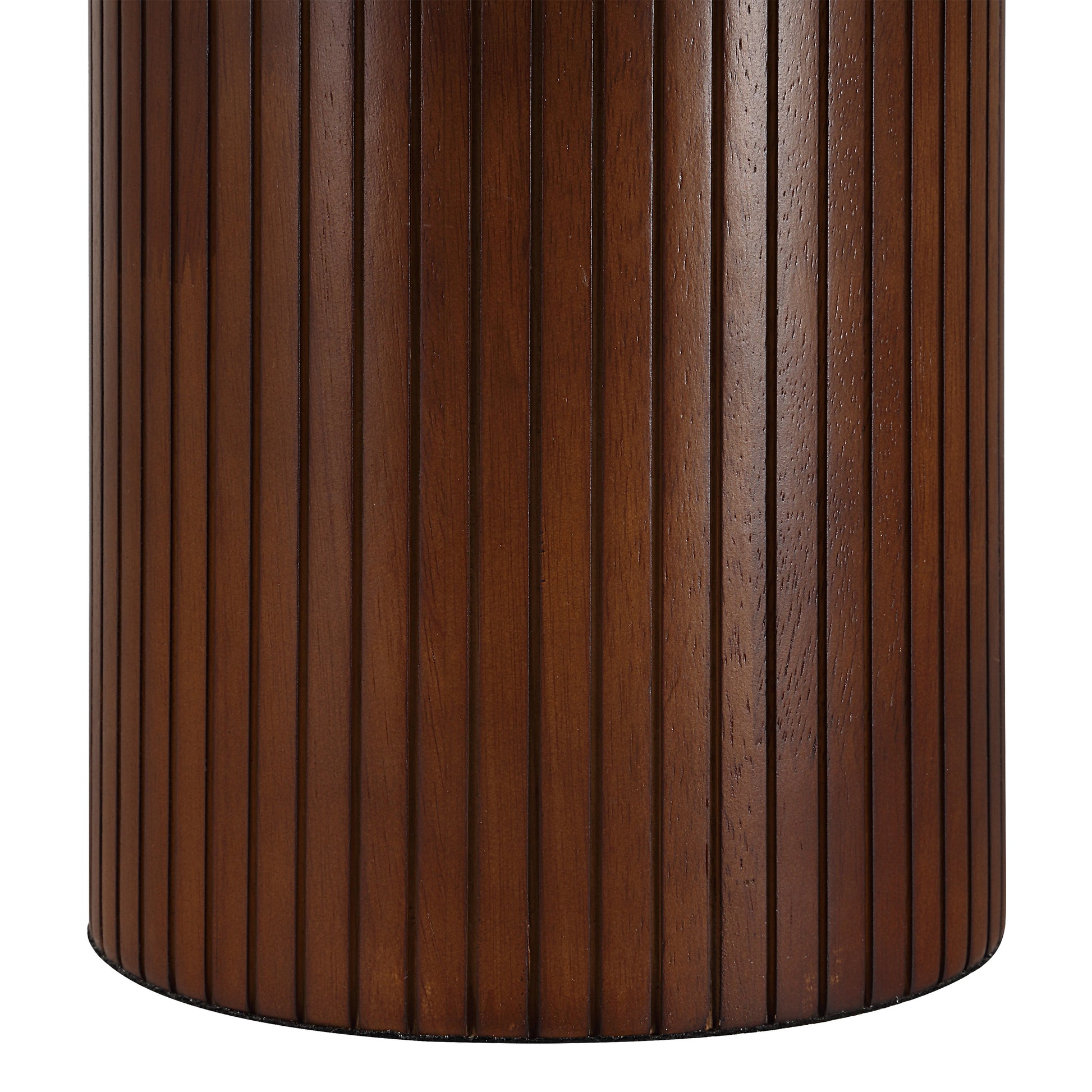 Sanya 26" Height Table Lamp, Walnut Wood-Table Lamp-DECOROLALA