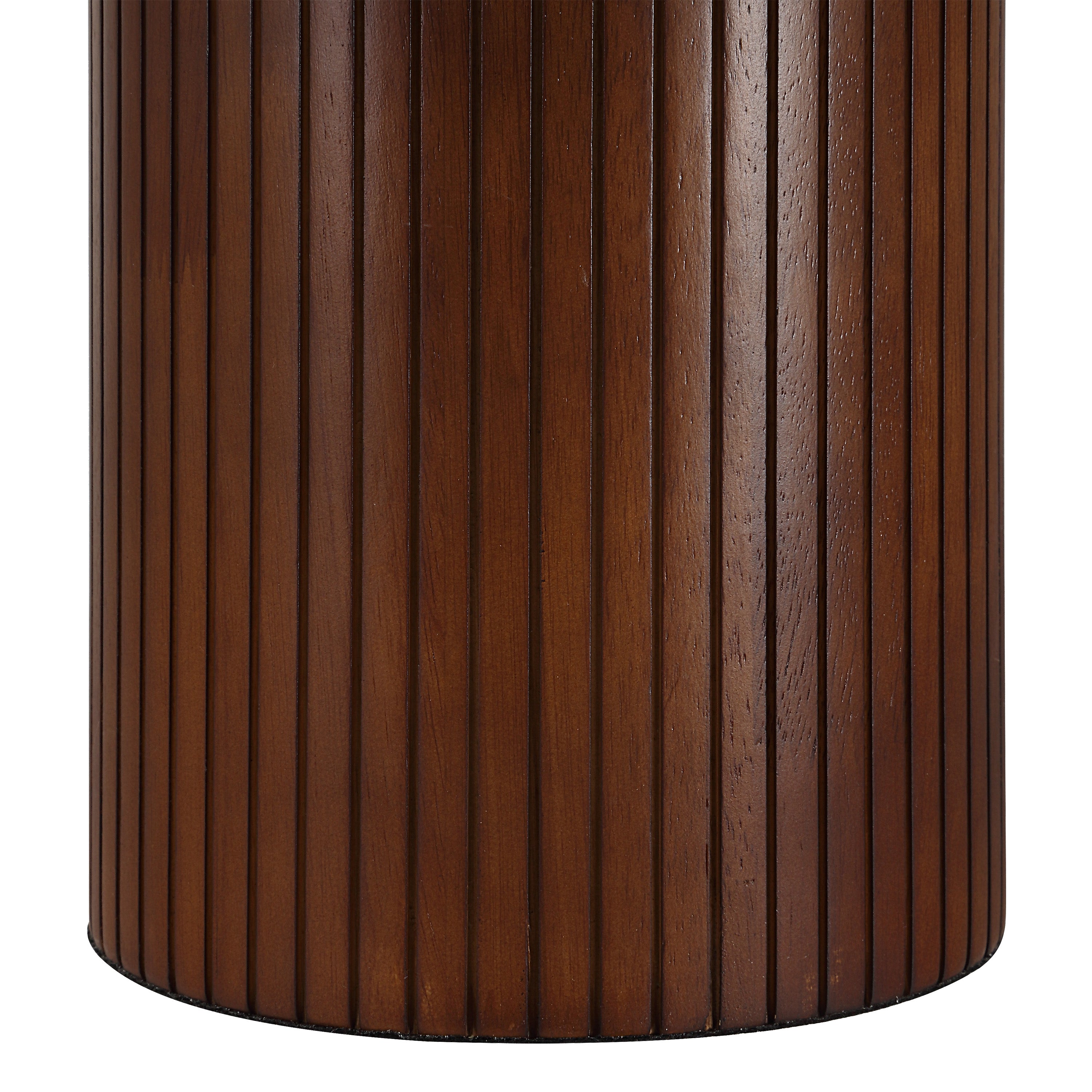 Sanya 26" Height Table Lamp, Walnut Wood-Table Lamp-DECOROLALA