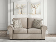 Sararose - Loveseat - Heather-Stationary Loveseats-DECOROLALA