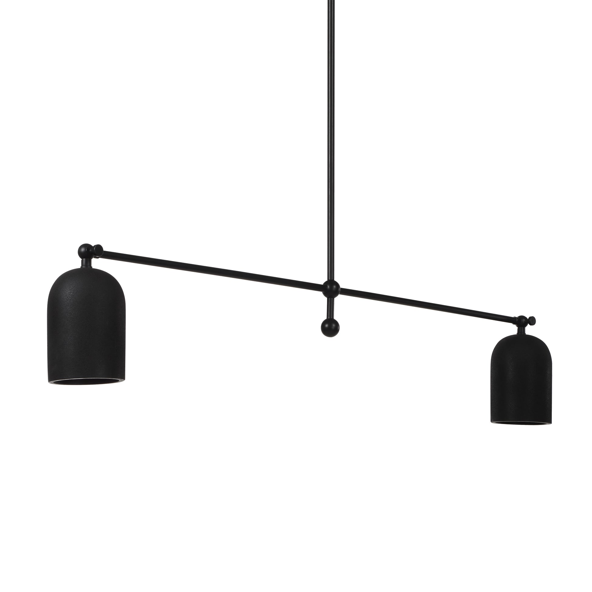 Saskia 69.25" Height Ceiling Fixture, Matte Black-Ceiling Fixture-DECOROLALA