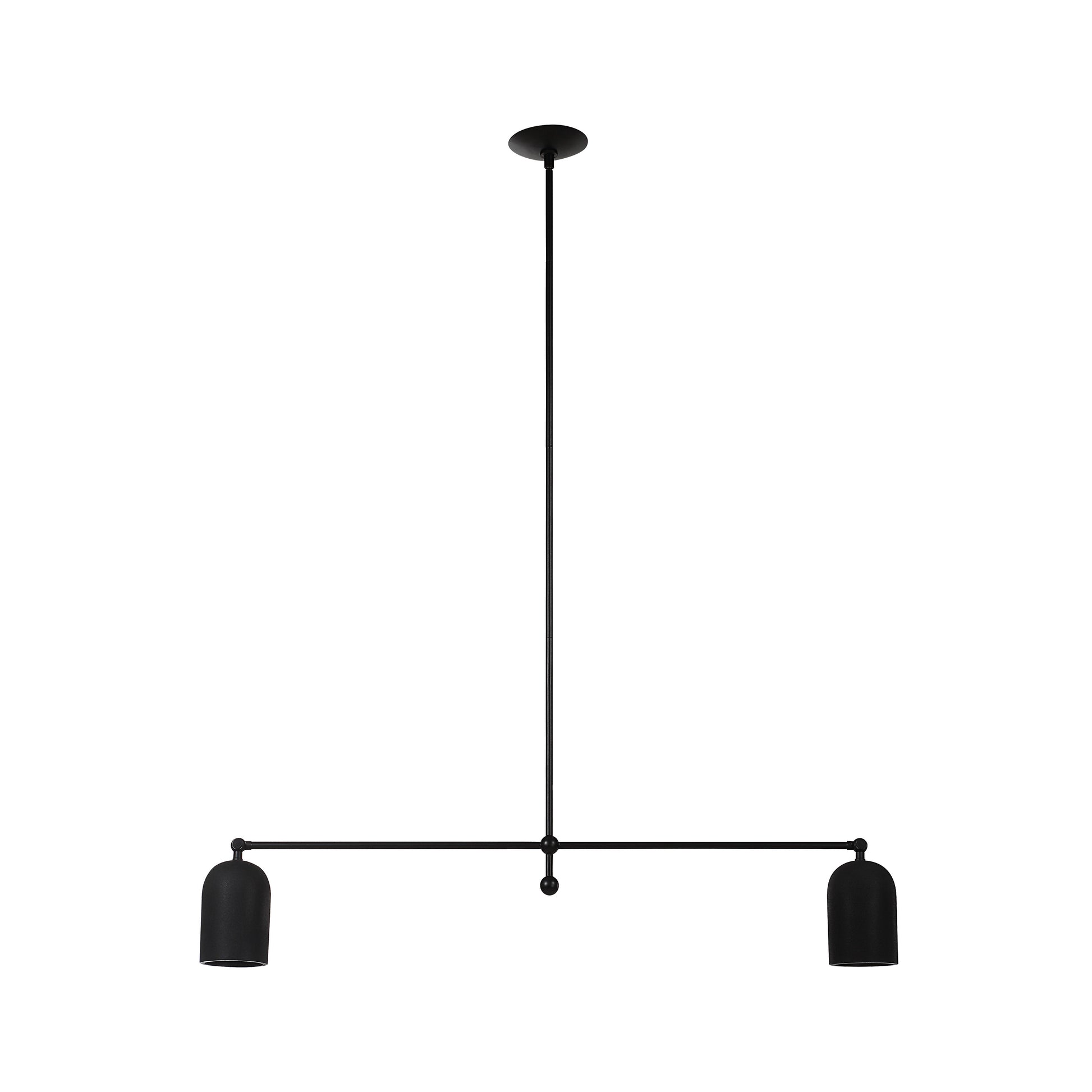 Saskia 69.25" Height Ceiling Fixture, Matte Black-Ceiling Fixture-DECOROLALA