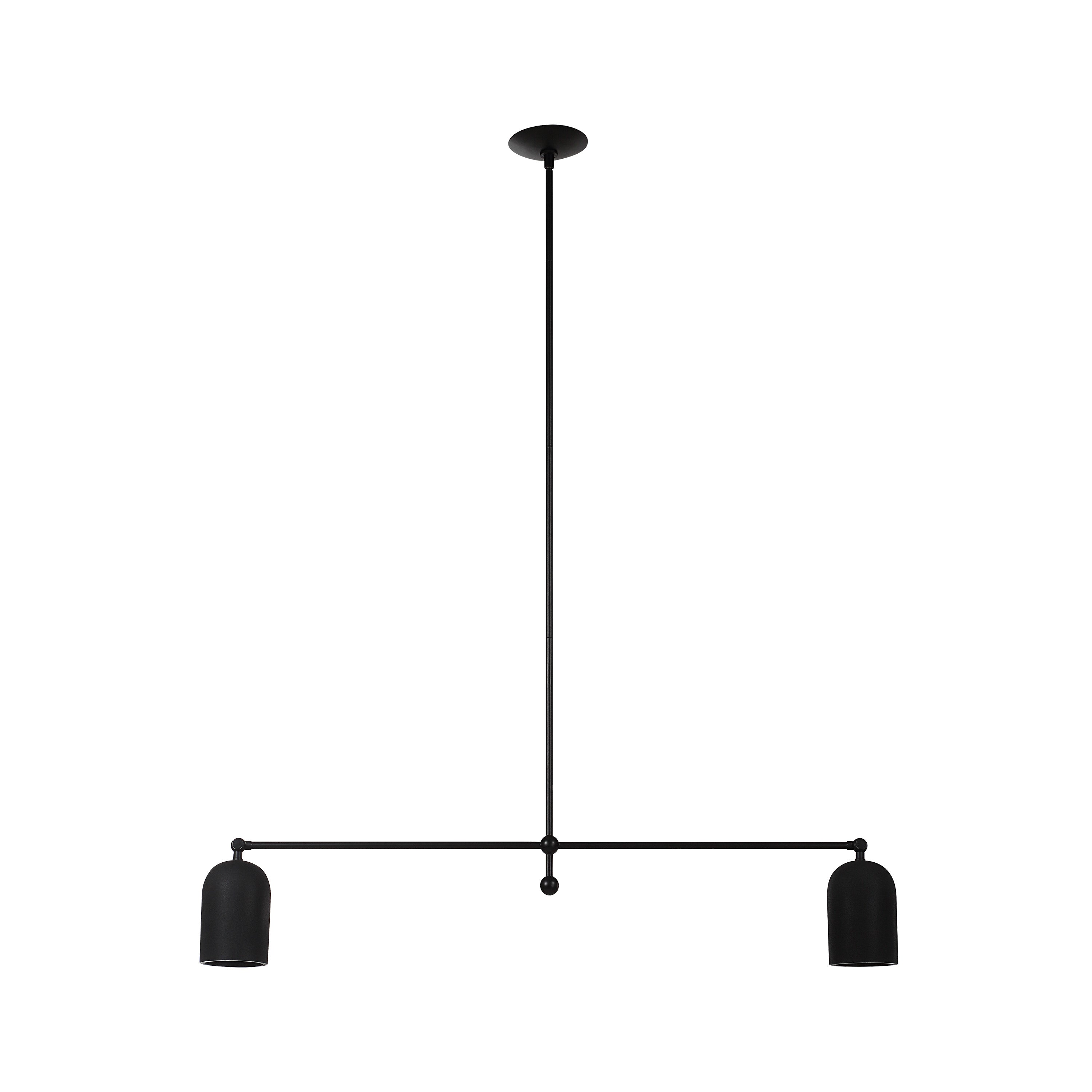 Saskia 69.25" Height Ceiling Fixture, Matte Black-Ceiling Fixture-DECOROLALA