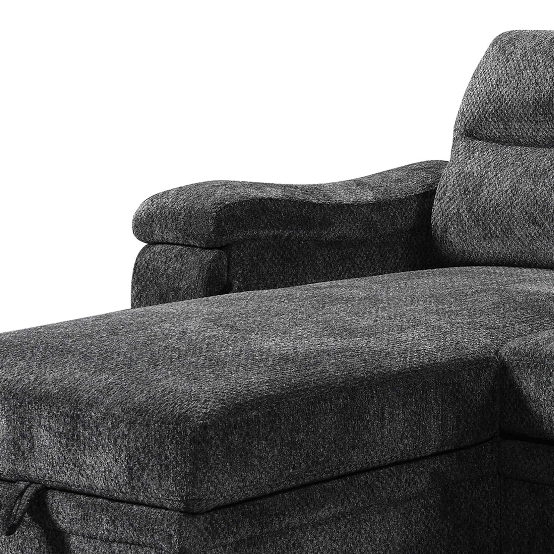 Savio 96 in. Reversible Sleeper Sectional-Furniture > Sofas-DECOROLALA