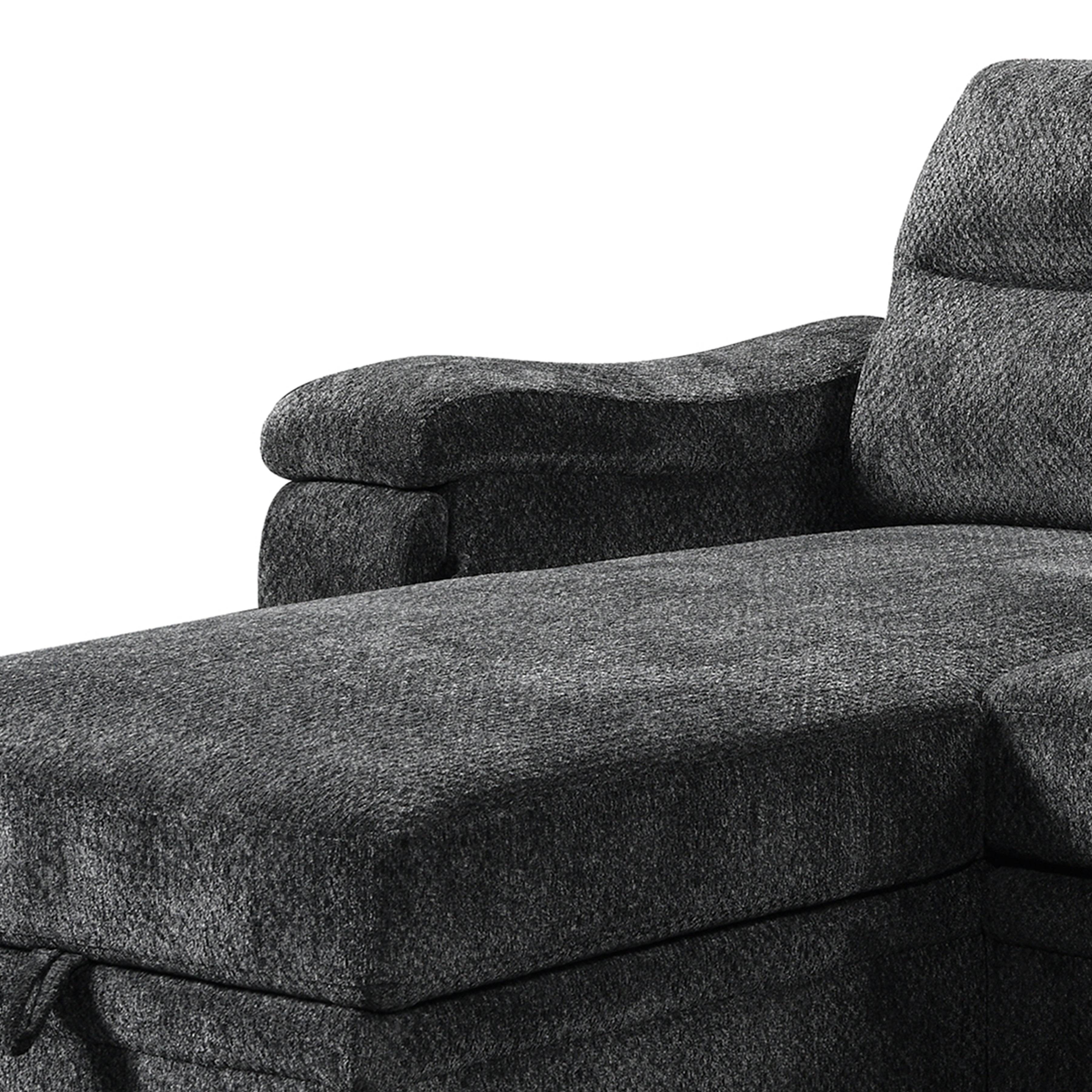 Savio 96 in. Reversible Sleeper Sectional-Furniture > Sofas-DECOROLALA