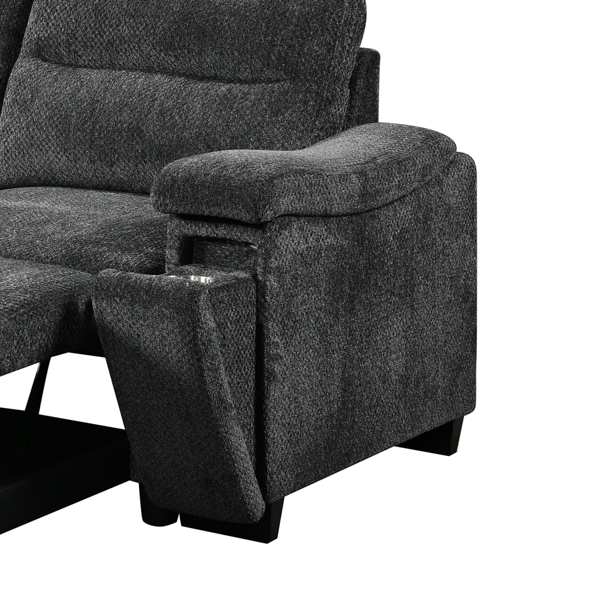 Savio 96 in. Reversible Sleeper Sectional-Furniture > Sofas-DECOROLALA