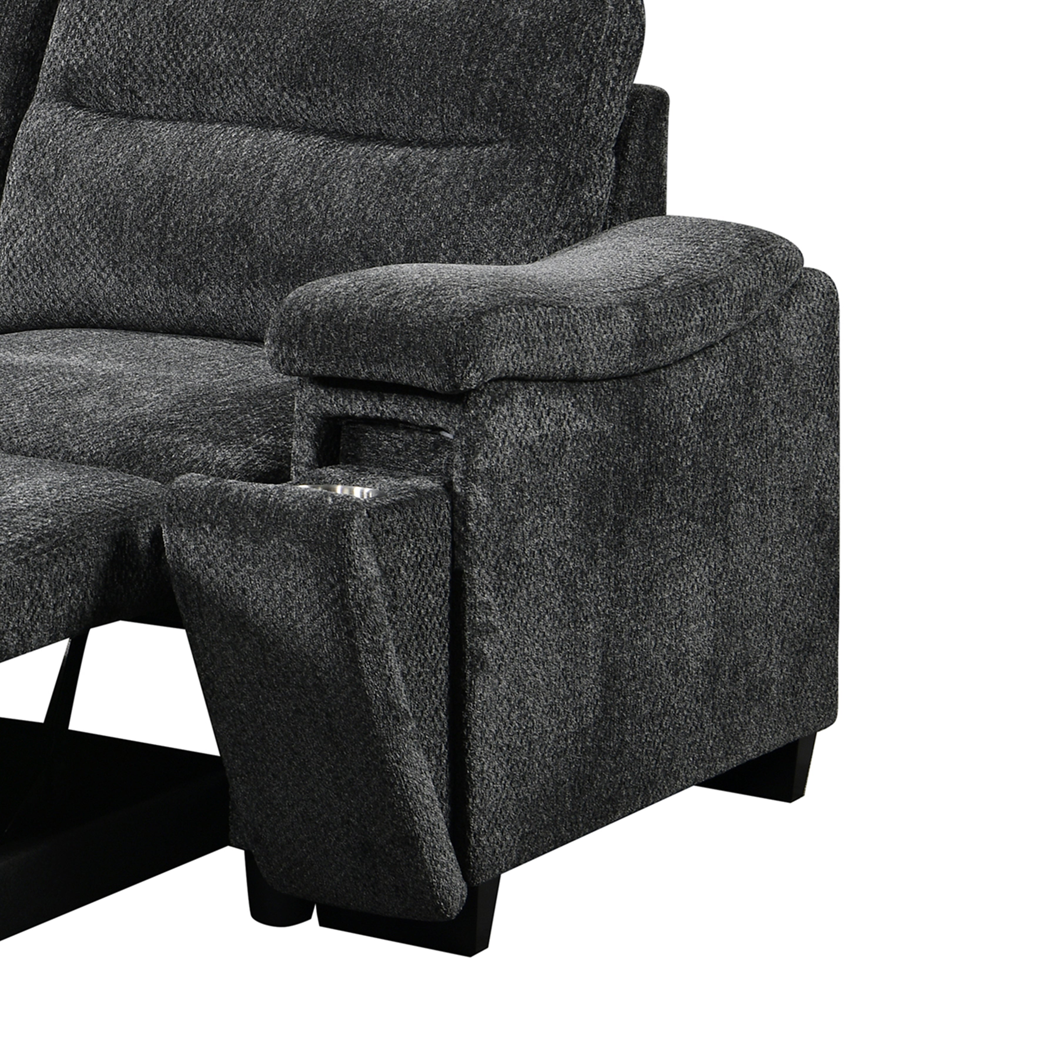 Savio 96 in. Reversible Sleeper Sectional-Furniture > Sofas-DECOROLALA