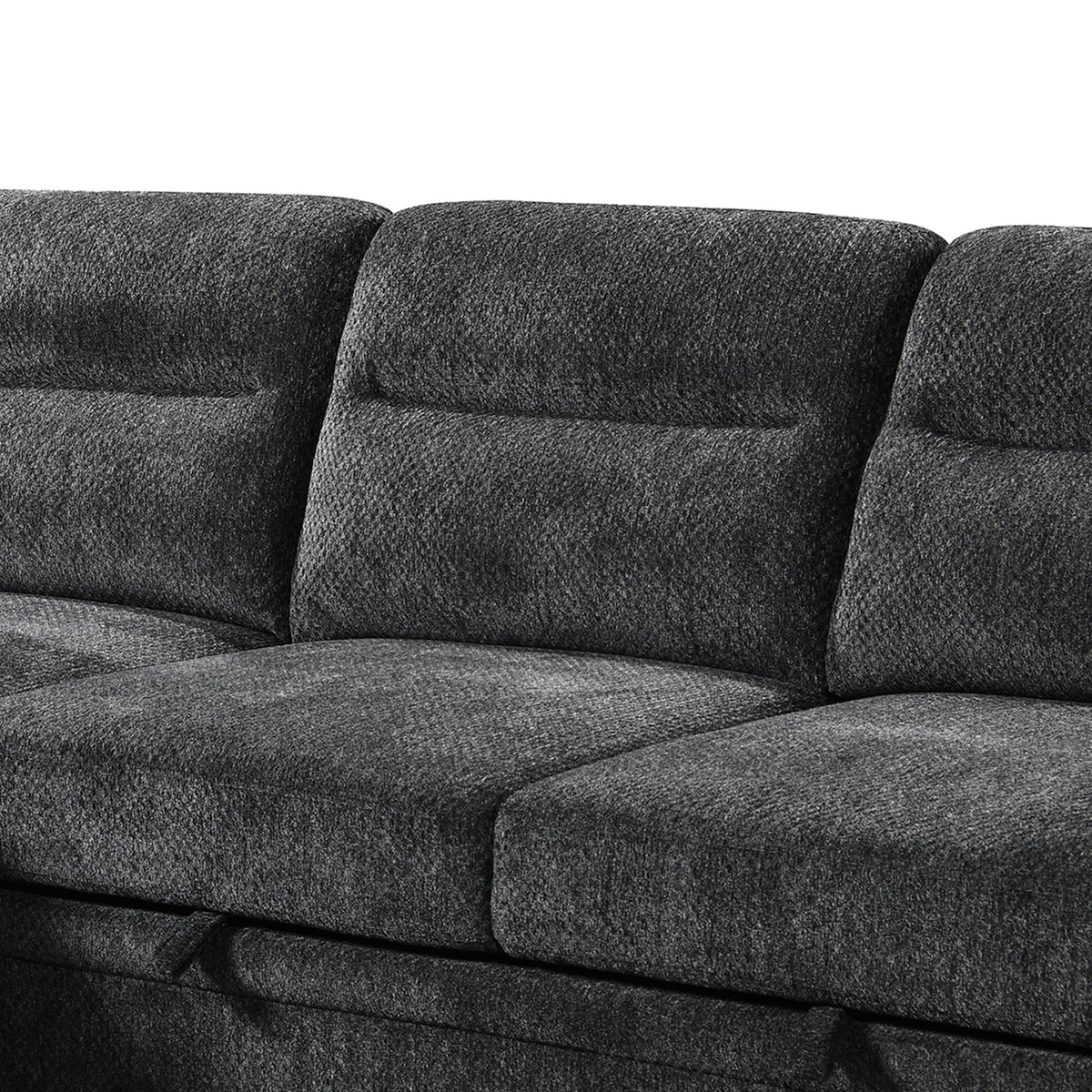 Savio 96 in. Reversible Sleeper Sectional-Sofa Beds-DECOROLALA