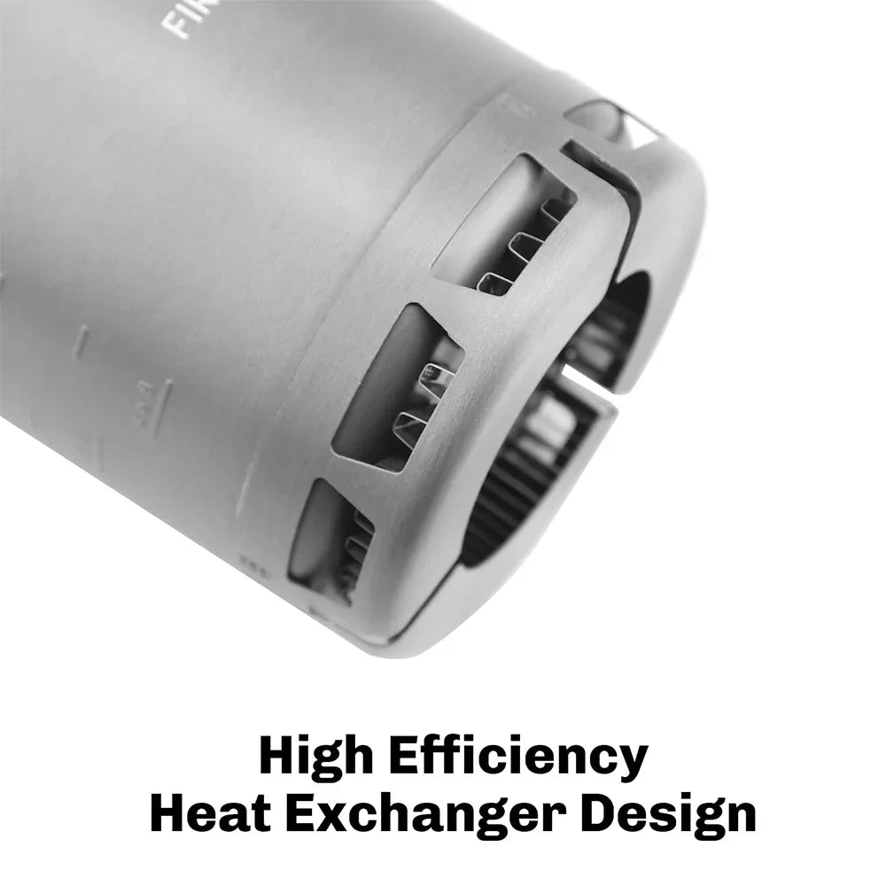 600ml Ultralight Heat Exchanger Pot Grey