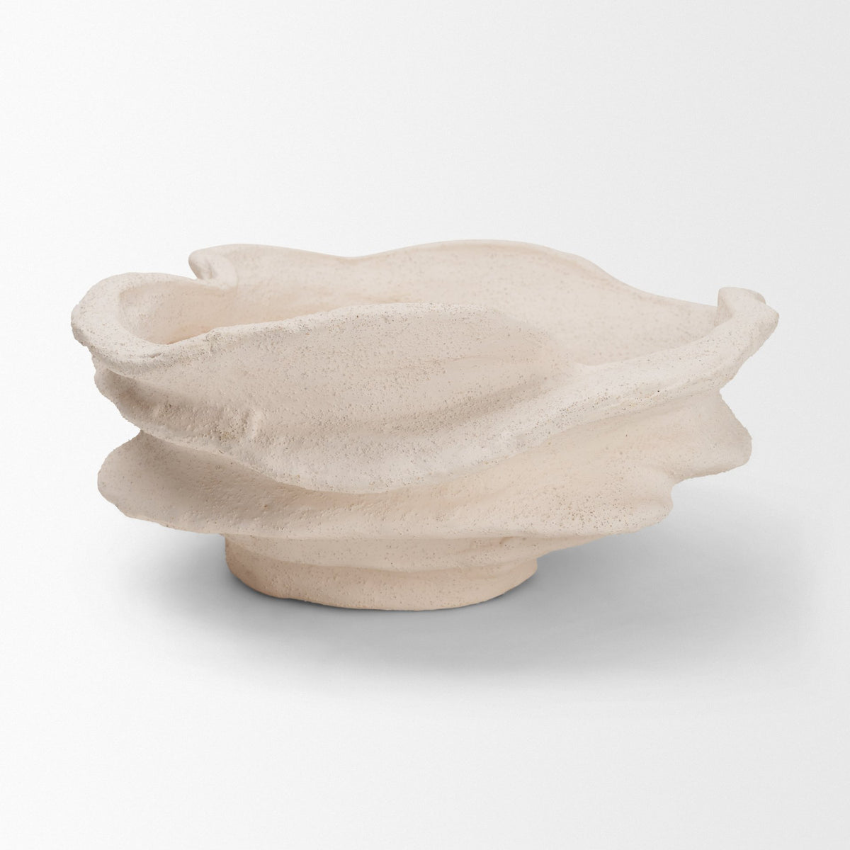 Scala Textured Ceramic Organic Forms Decorative Bowl-Bowls-DECOROLALA