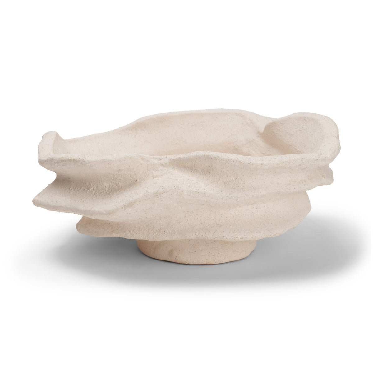 Scala Textured Ceramic Organic Forms Decorative Bowl-Bowls-DECOROLALA