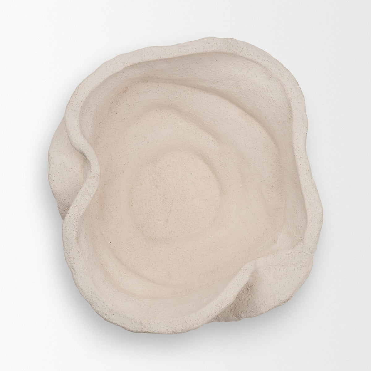 Scala Textured Ceramic Organic Forms Decorative Bowl-Bowls-DECOROLALA