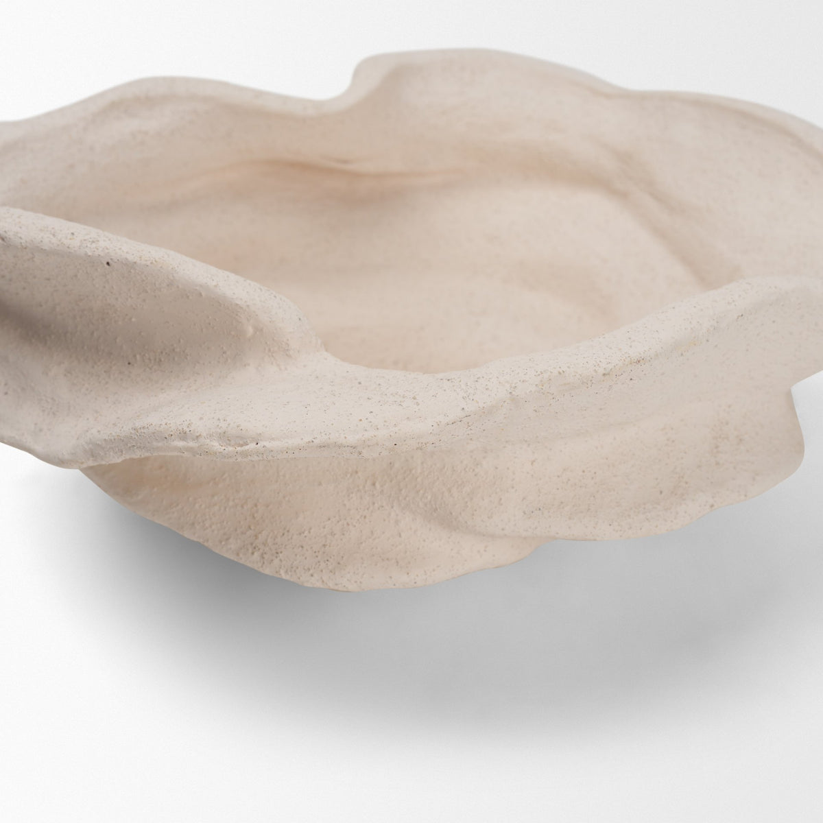 Scala Textured Ceramic Organic Forms Decorative Bowl-Bowls-DECOROLALA