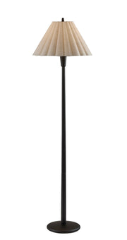 Scallop Floor Lamp- Black-Lighting-DECOROLALA