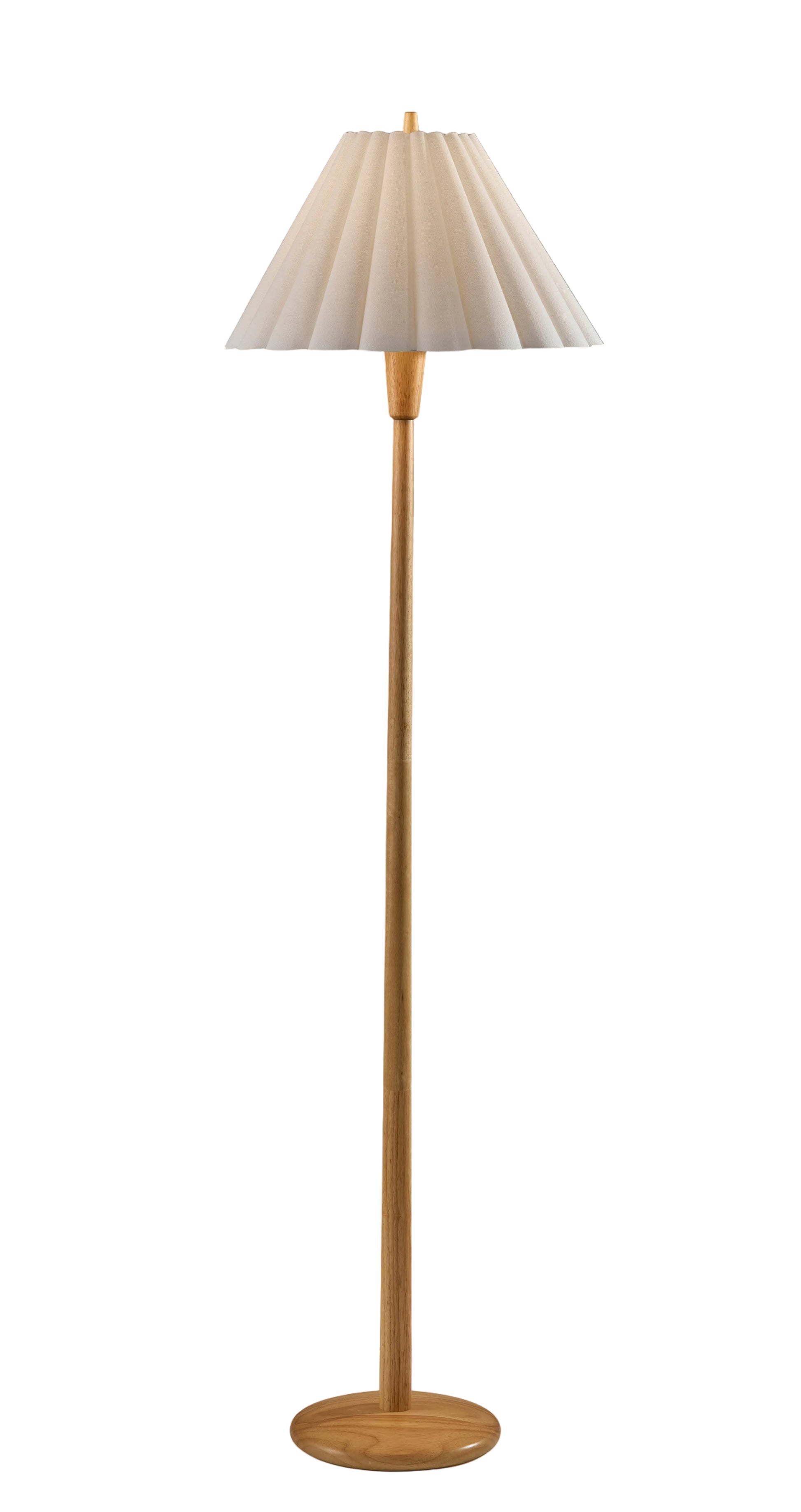 Scallop Floor Lamp- Natural-Lighting-DECOROLALA