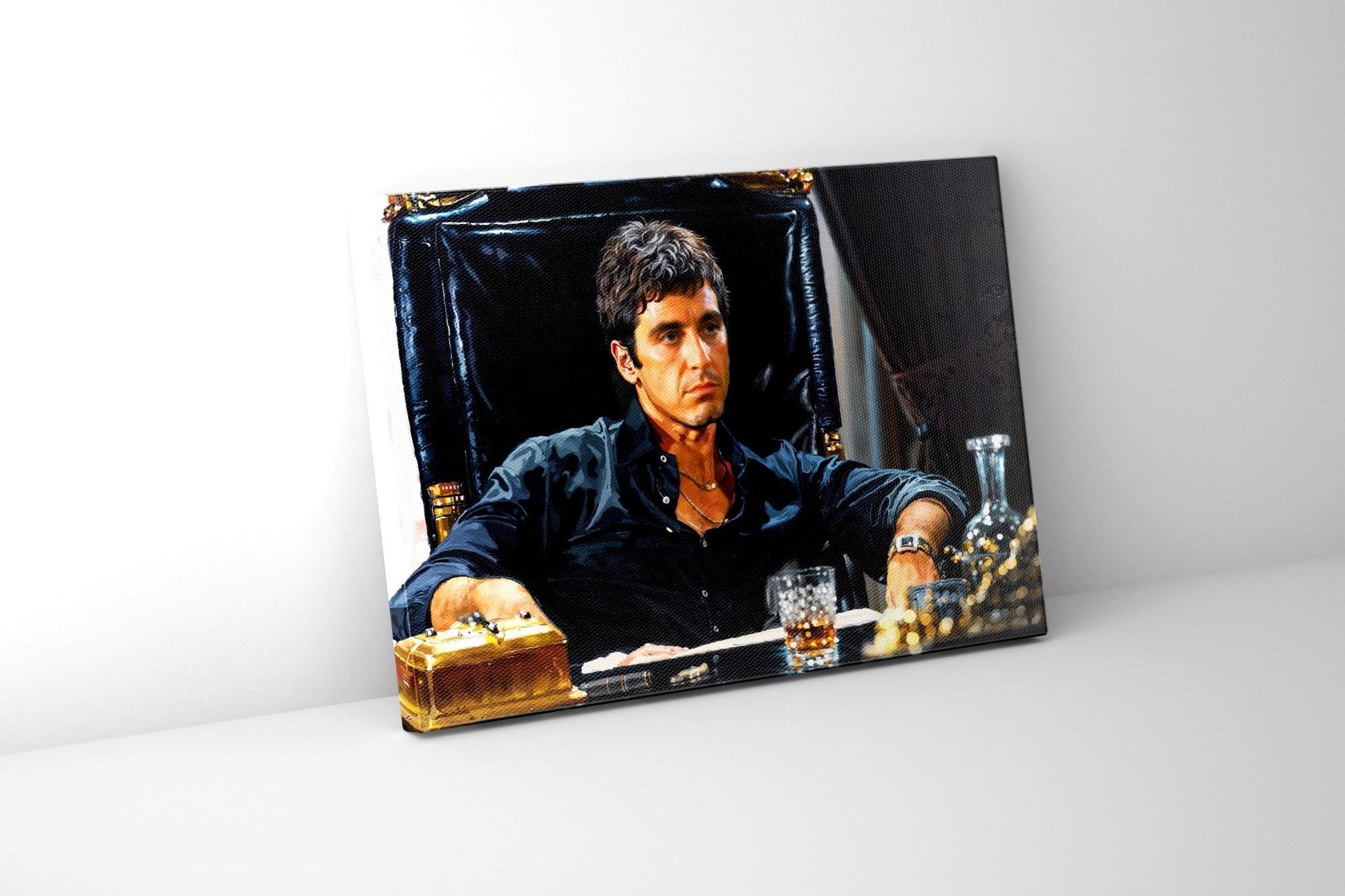 Scarface Tony Montana Canvas Print 48x36-Canvas Print-DECOROLALA