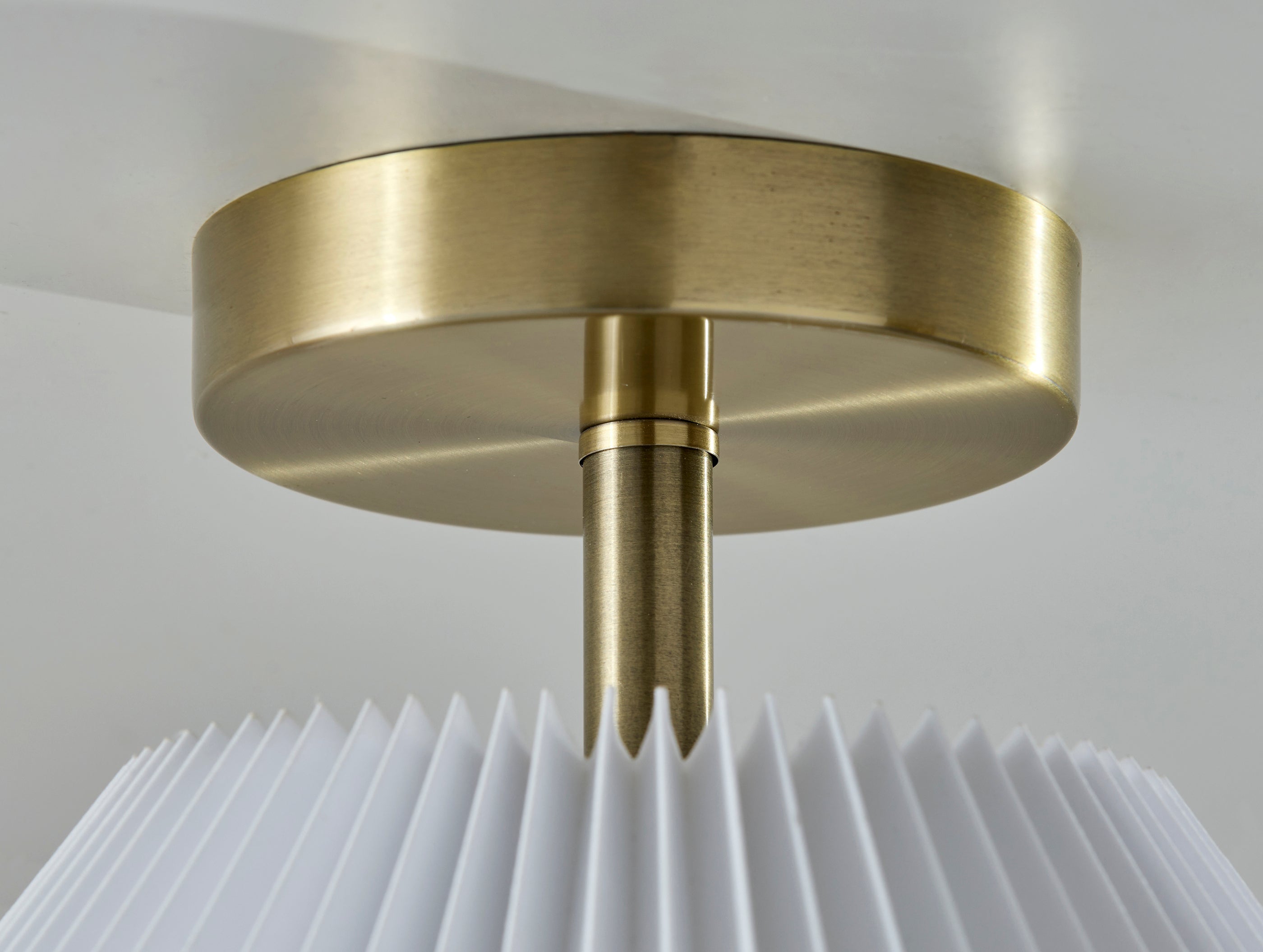Scarlet Flush Mount Antique Brass Ceiling Light-Lighting-DECOROLALA