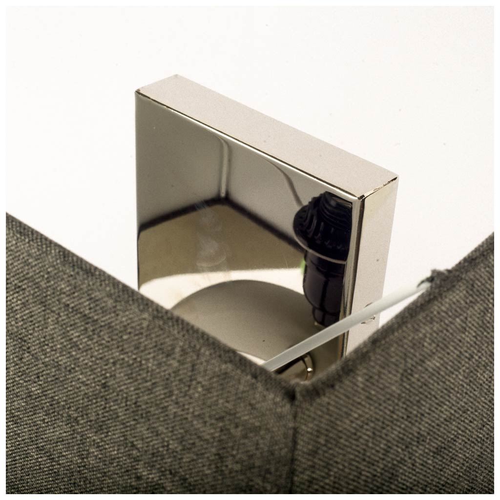 Scarlett II 6x19 Gray Base & Shade Wall Sconce-Wall Sconces-DECOROLALA