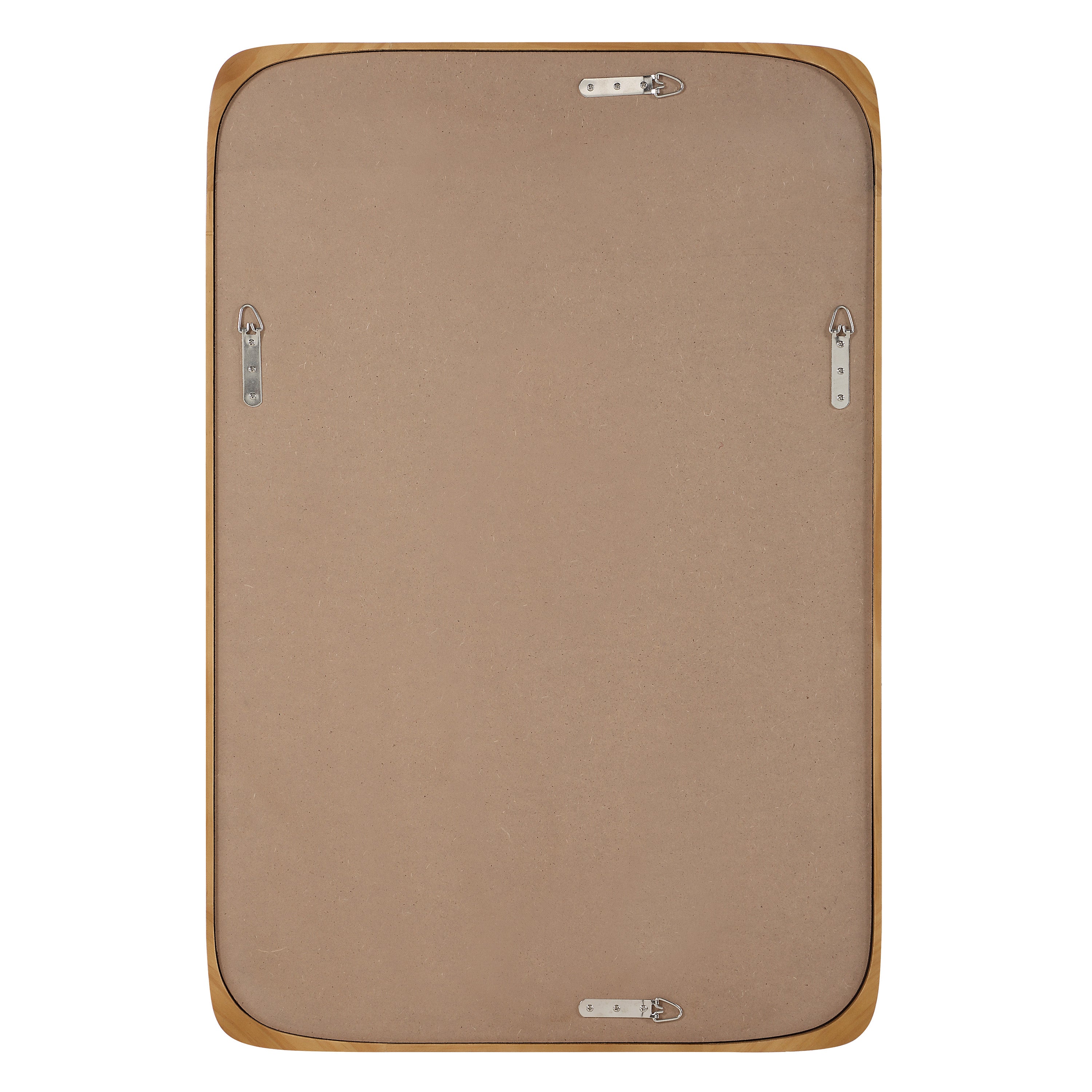 Scisto 36" H x 24" W Wall Mirror, Beige-Mirror-DECOROLALA