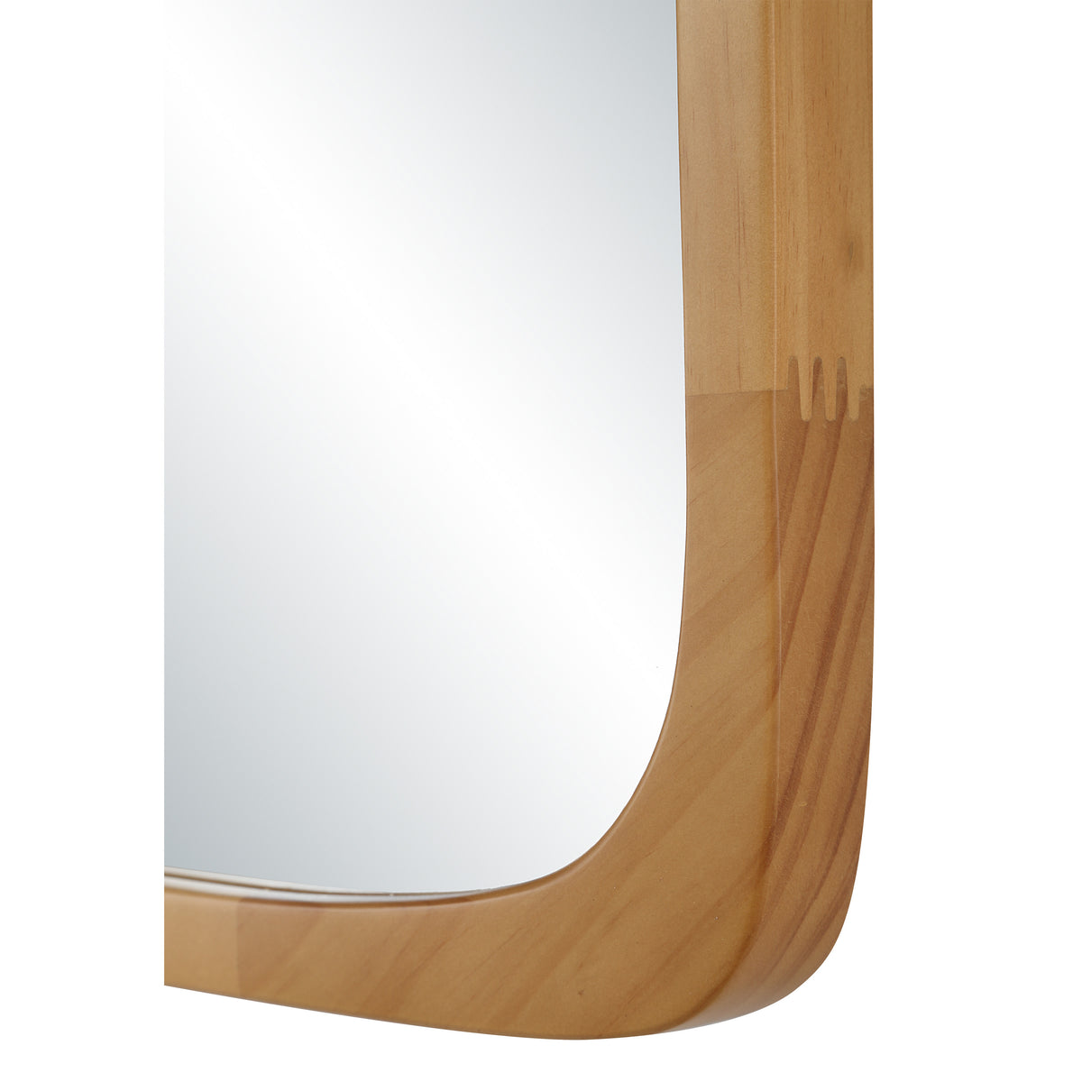 Scisto 36" H x 24" W Wall Mirror, Beige-Mirrors-DECOROLALA