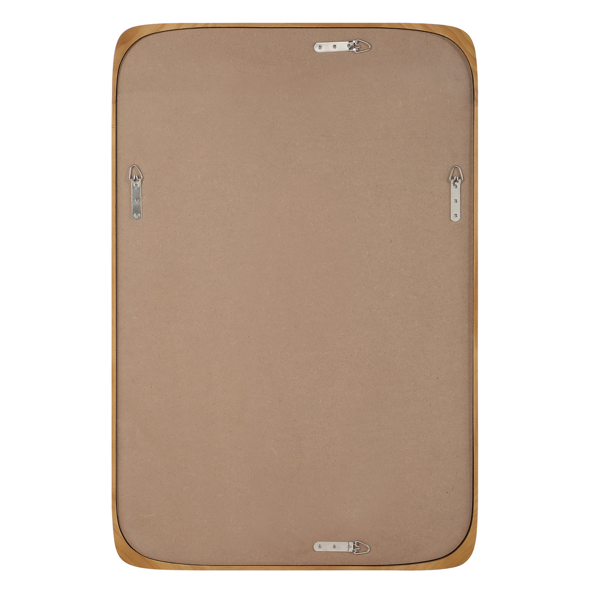 Scisto 36" H x 24" W Wall Mirror, Beige-Mirrors-DECOROLALA