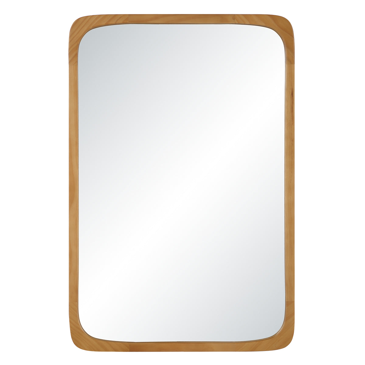 Scisto 36" H x 24" W Wall Mirror, Beige-Mirrors-DECOROLALA