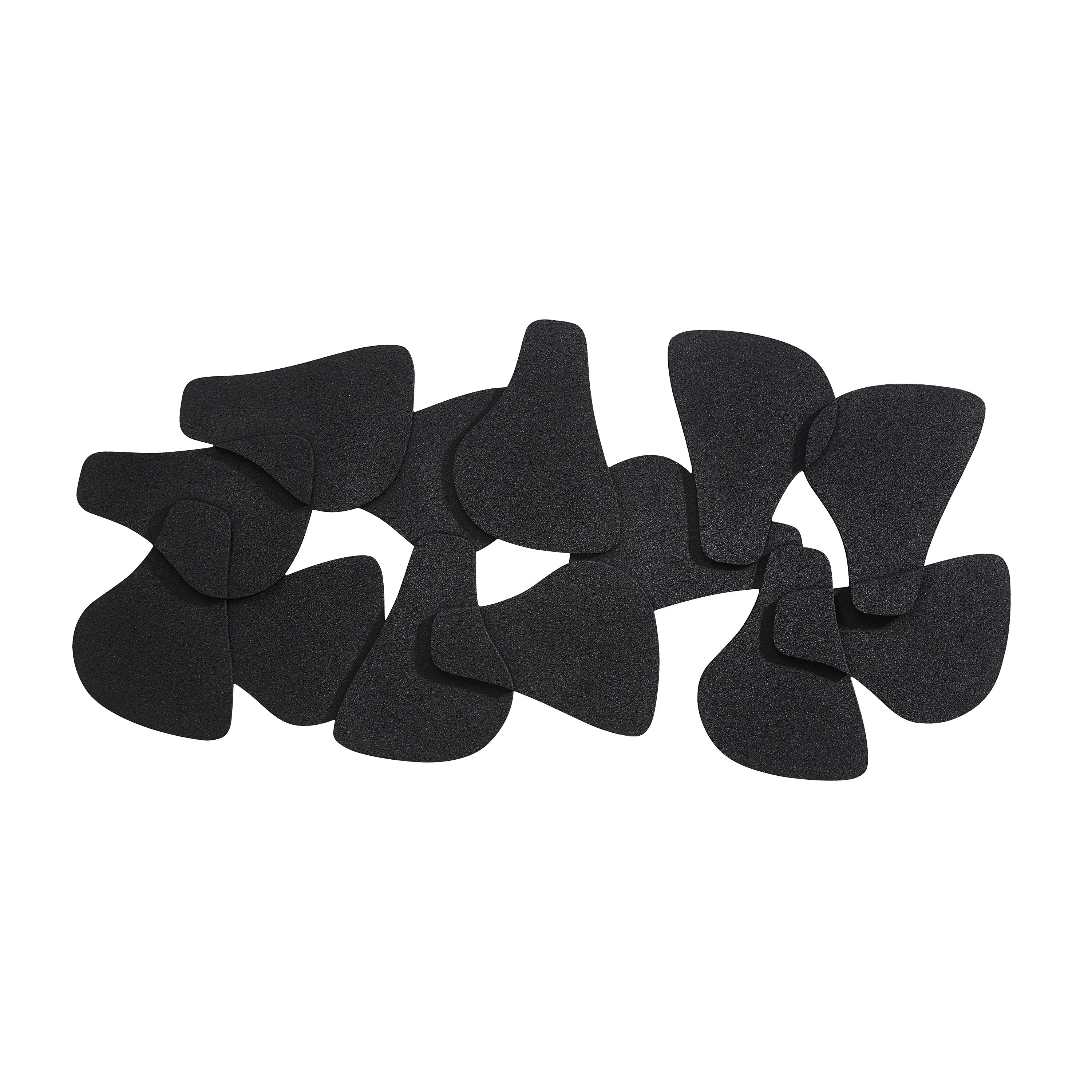 Scorpio 65" Wide Wall Decor, Texture Matte Black-Wall Art-DECOROLALA