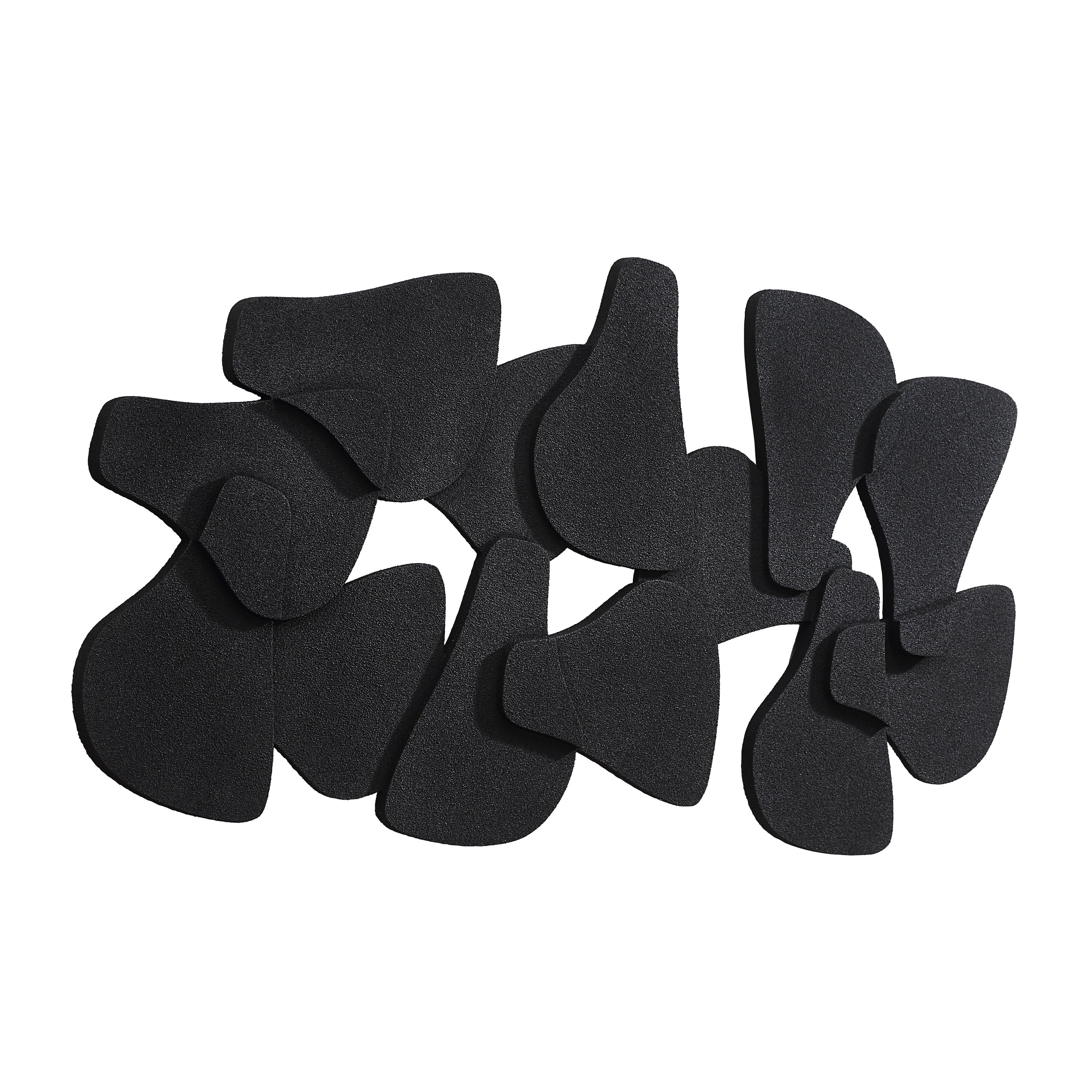 Scorpio 65" Wide Wall Decor, Texture Matte Black-Wall Art-DECOROLALA