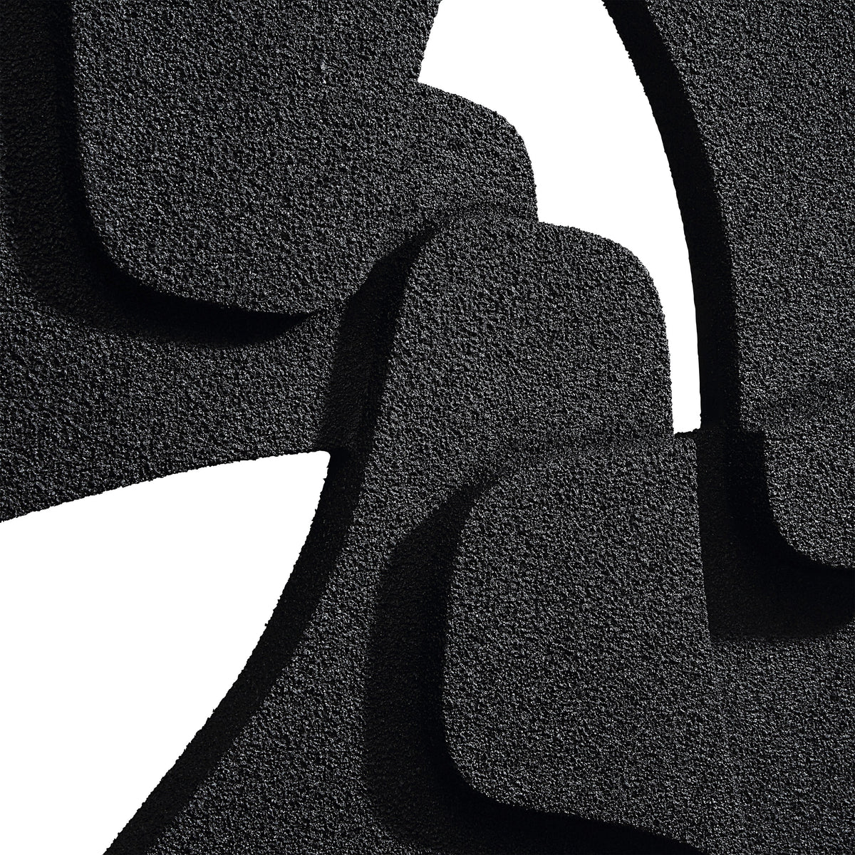 Scorpio 65" Wide Wall Decor, Texture Matte Black-Wall Art Prints-DECOROLALA