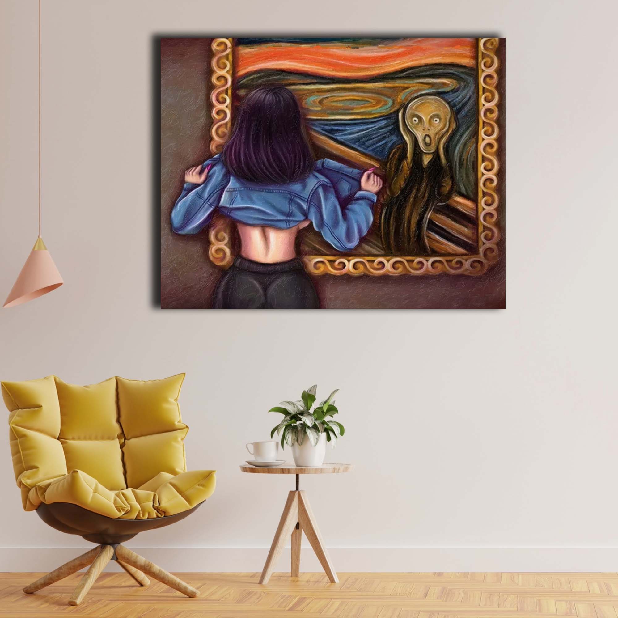 Scream Part II Canvas Print 48x36-Canvas Print-DECOROLALA