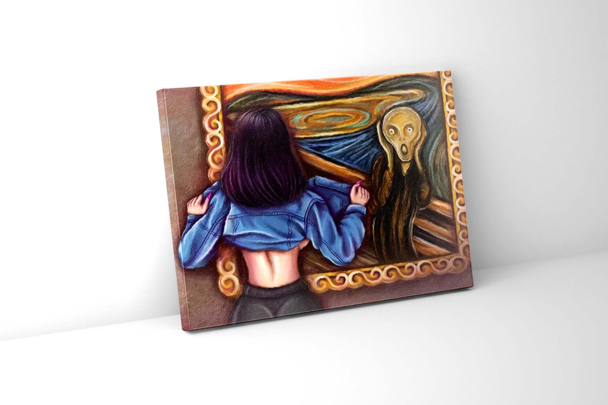 Scream Part II Canvas Print 48x36-Canvas Print-DECOROLALA