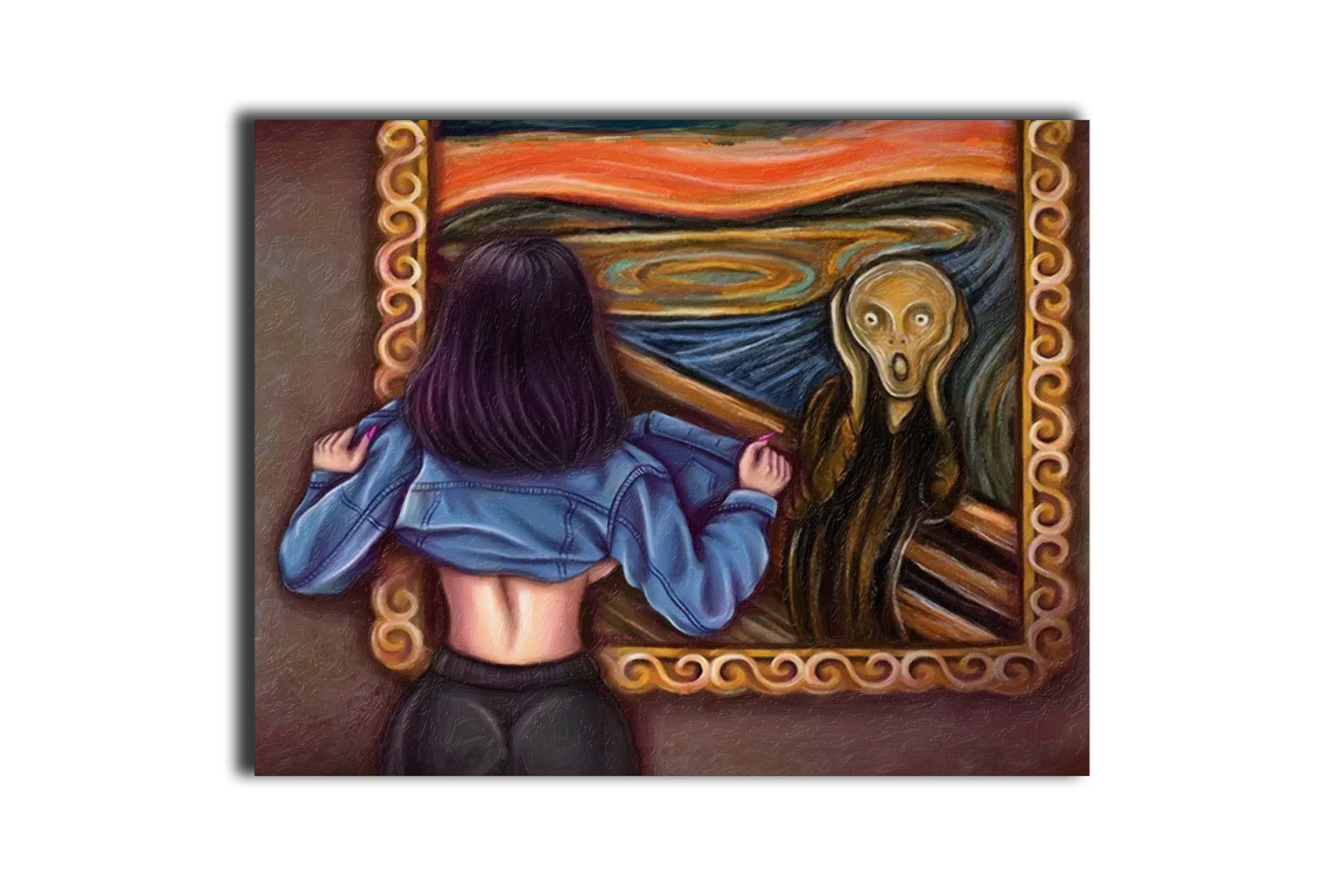 Scream Part II Canvas Print-Canvas Print-DECOROLALA