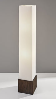 Sebu Floor Lamp - Bamboo Base White Shade-Lighting-DECOROLALA