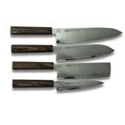 Seiry? Four 4-Piece Japanese Knife Set Damascus-Knife Set-DECOROLALA