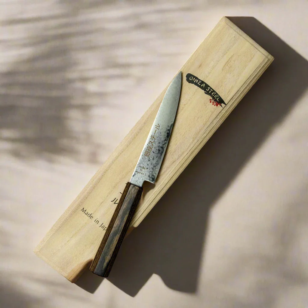 Seiry? Petty Knife 150mm VG10 Damascus Steel-Petty Knife-DECOROLALA