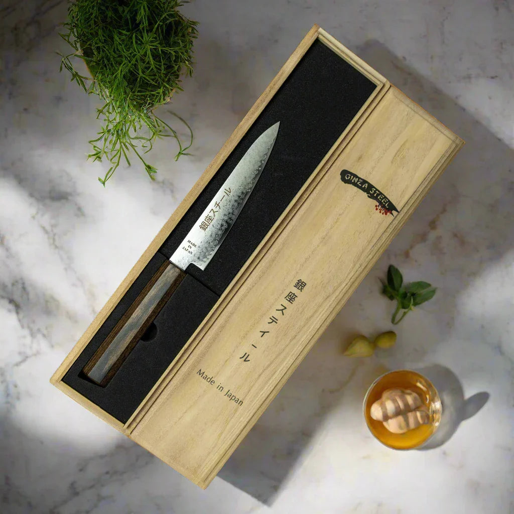 Seiry? Petty Knife 150mm VG10 Damascus Steel-Petty Knife-DECOROLALA