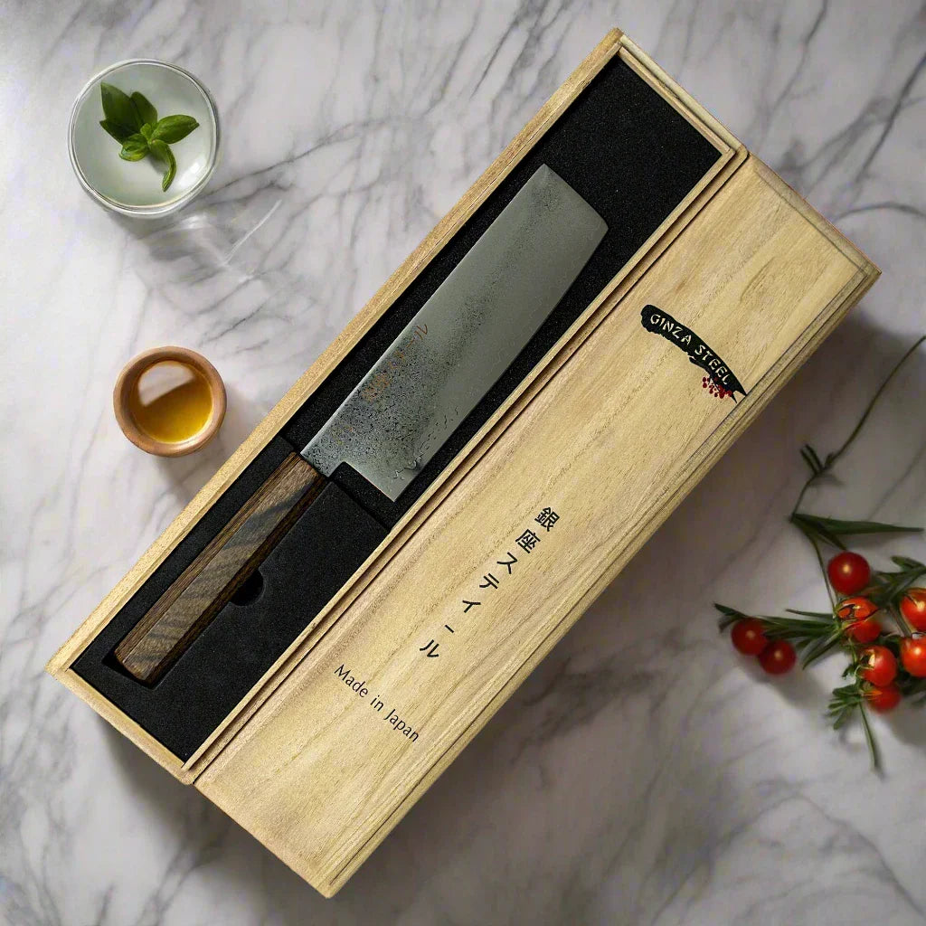 Seiry? (??) Series - Nakiri Knife 170mm VG10 Damascus steel-Nakiri-DECOROLALA