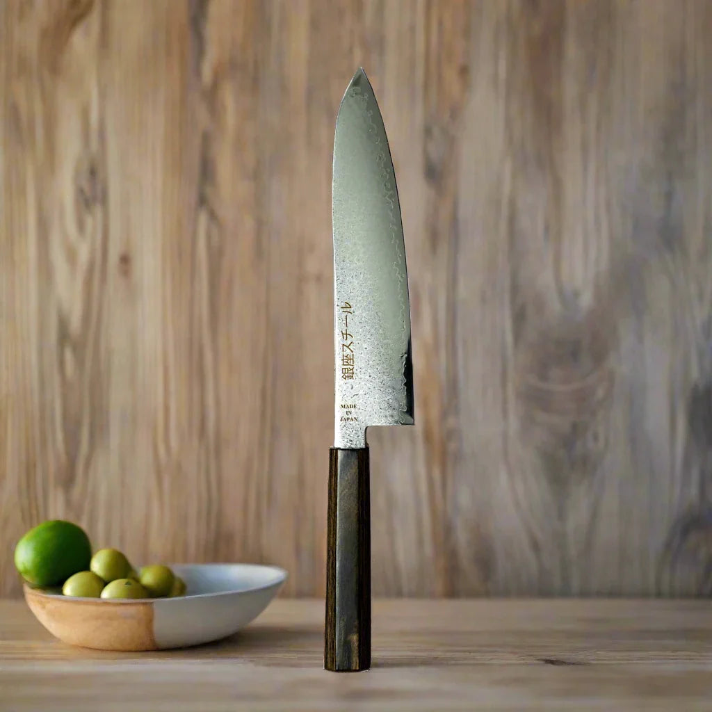 Seiryū (青龍) Series - Gyuto Knife 210mm VG10 Damascus steel-2