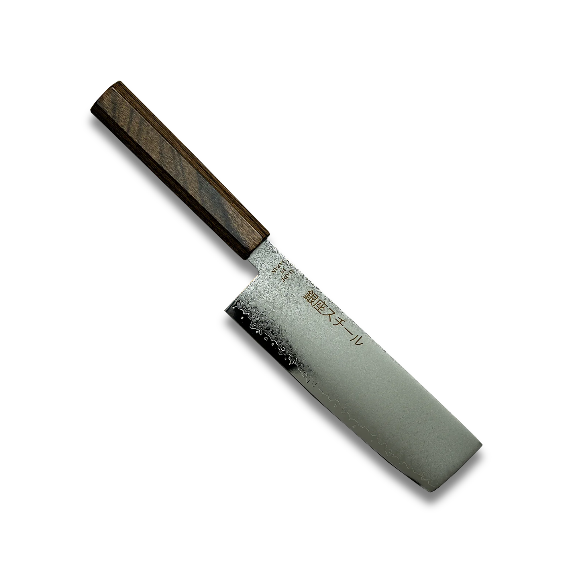Seiryū (青龍) Series - Nakiri Knife 170mm VG10 Damascus steel-0