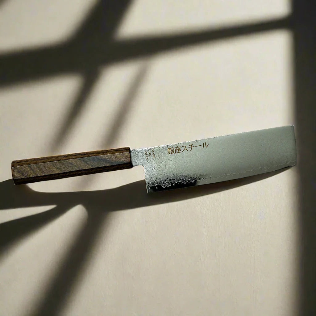 Seiryū (青龍) Series - Nakiri Knife 170mm VG10 Damascus steel-1