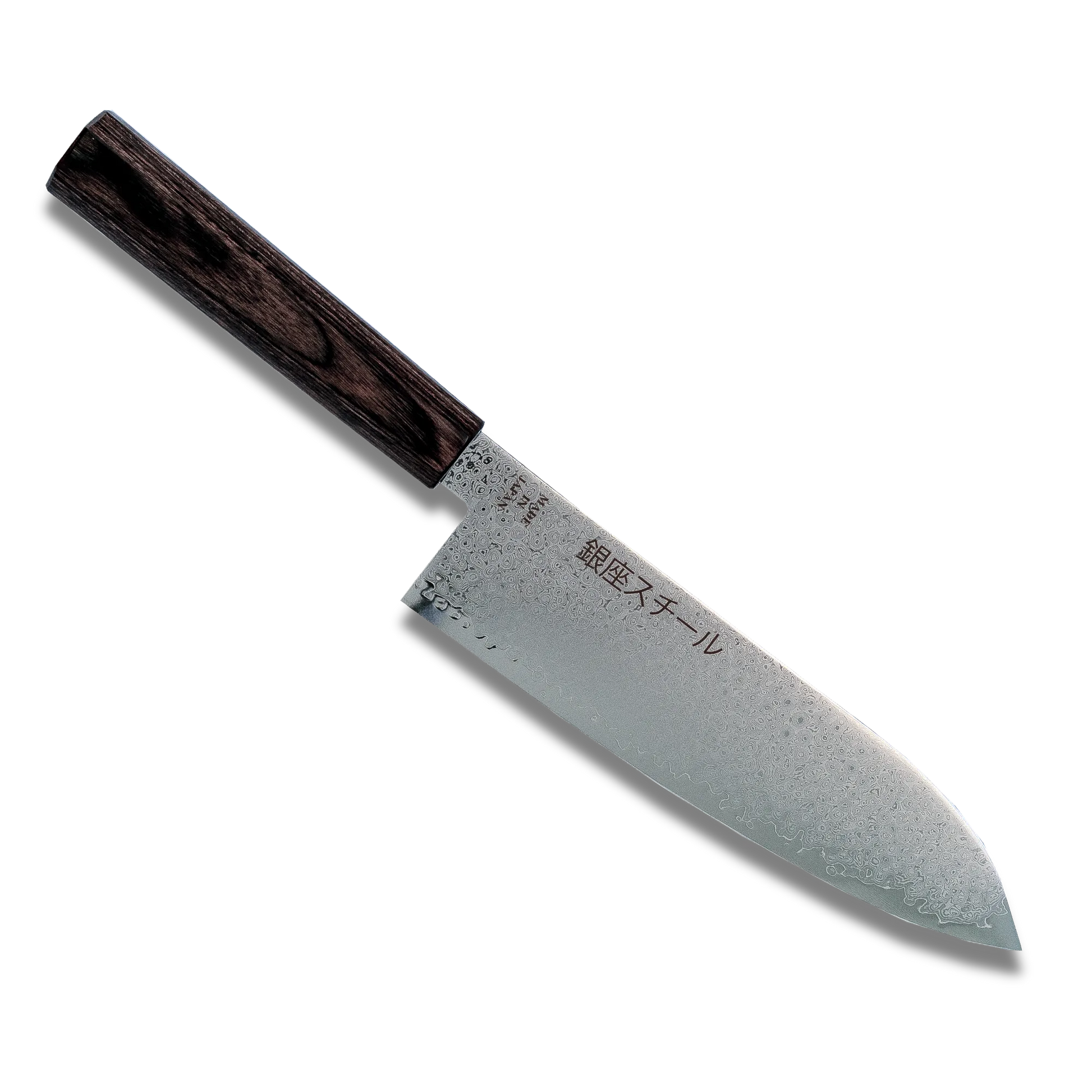 Seiryū (青龍) Series - Santoku Knife 180mm VG10 Damascus steel-0