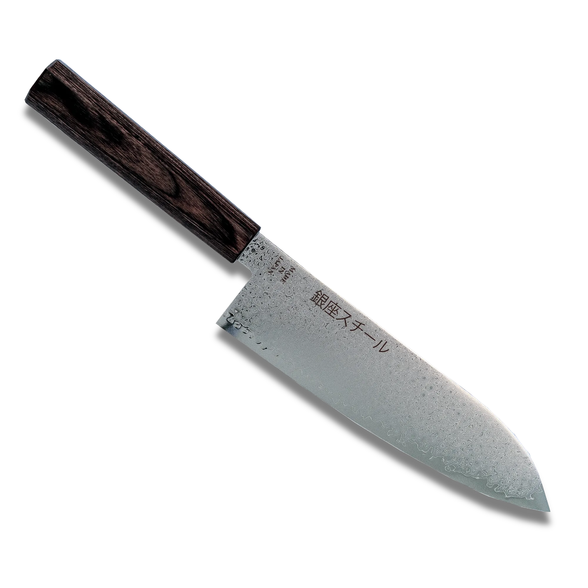 Seiryū (青龍) Series - Santoku Knife 180mm VG10 Damascus steel-0