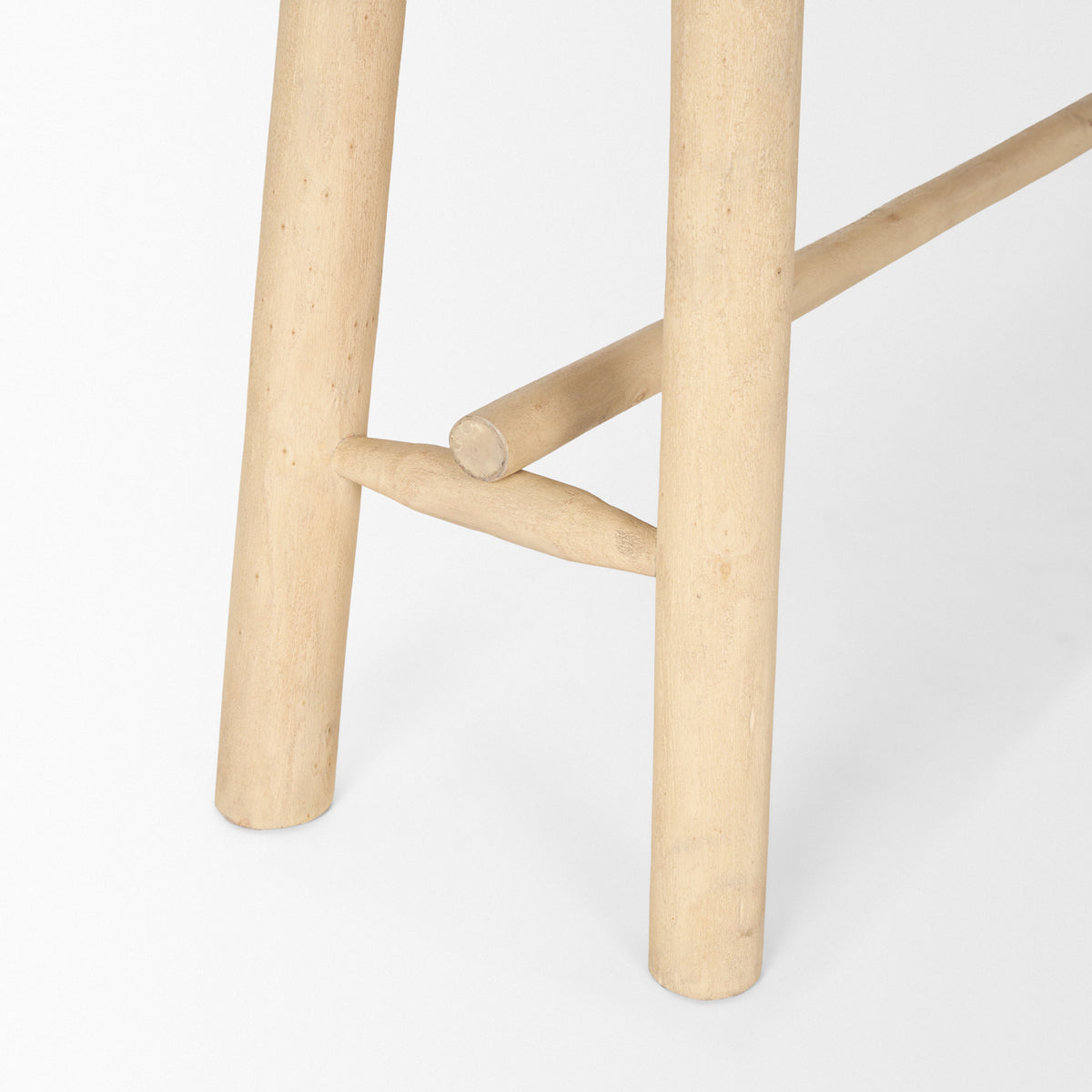 Sekou Light Brown Wooden Craftsman Console Table-Console Tables-DECOROLALA