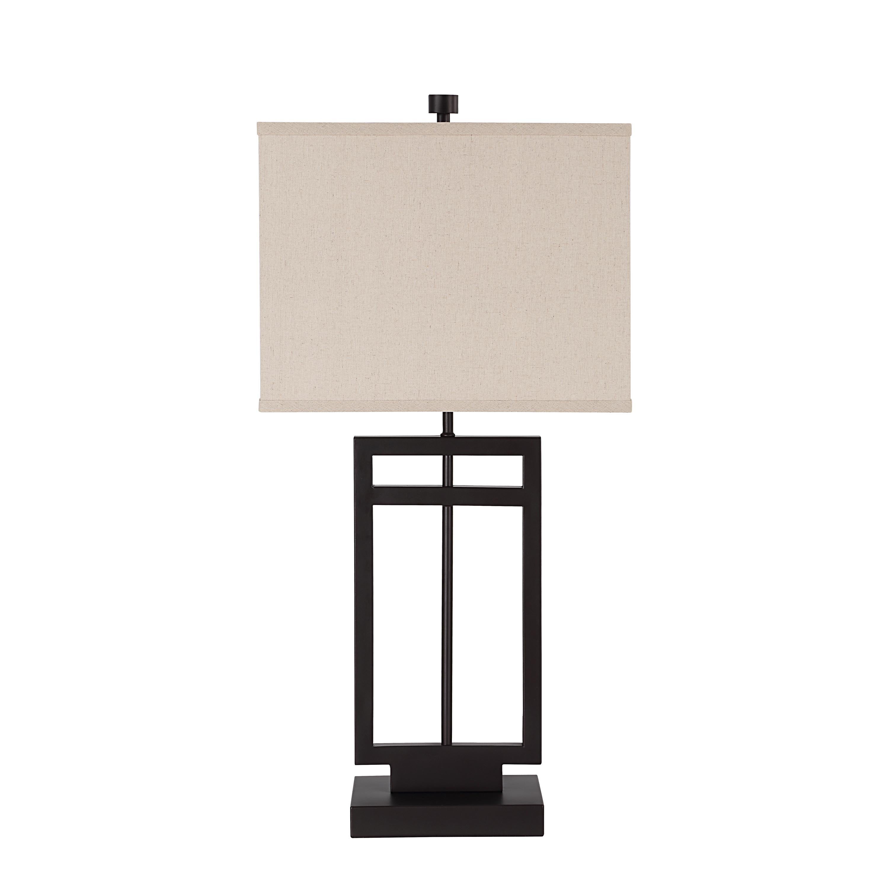 Sendai 30.5" Height Table Lamp, Brown-Table Lamp-DECOROLALA