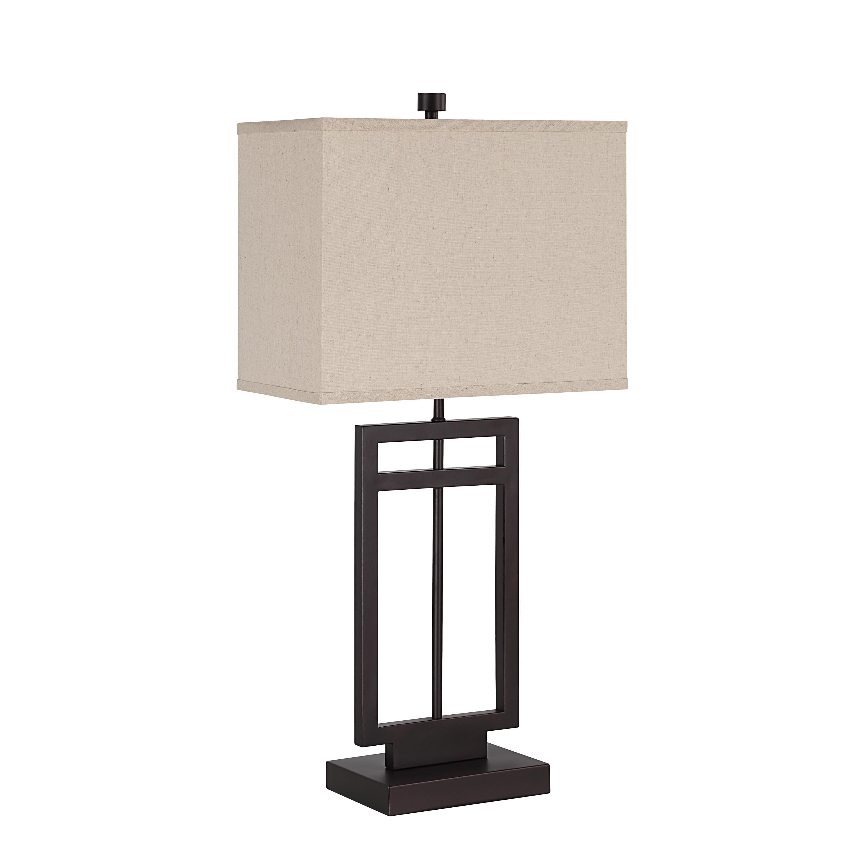 Sendai 30.5" Height Table Lamp, Brown-Table Lamp-DECOROLALA