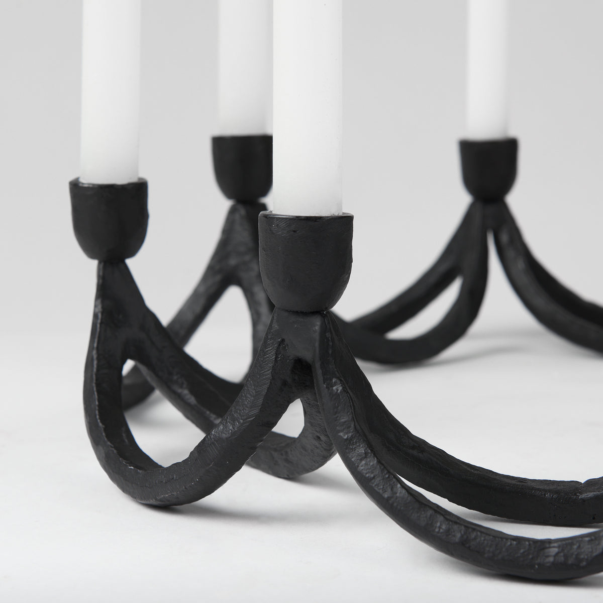 Seraph Round Candle Holder-Table Candle Holders-DECOROLALA