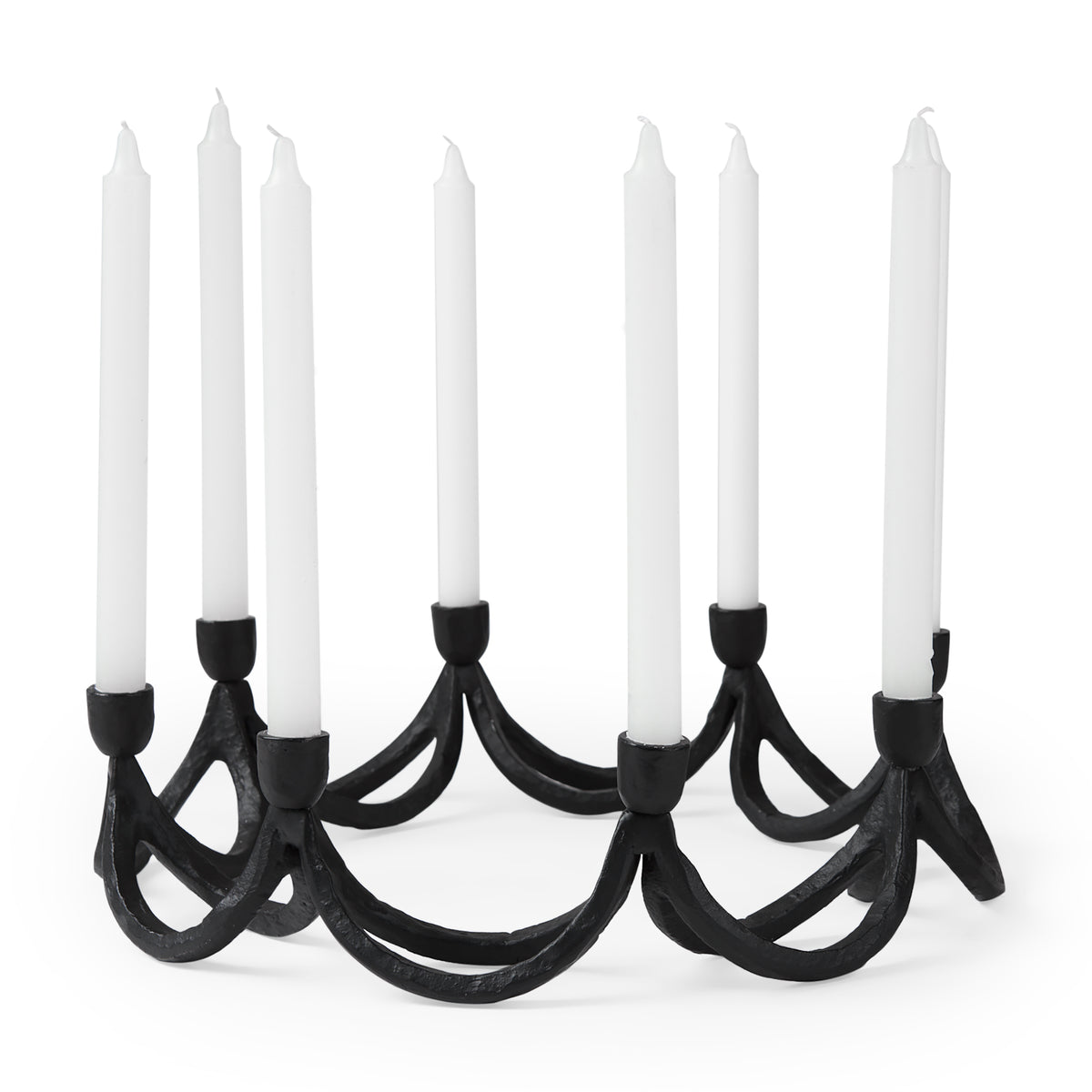 Seraph Round Candle Holder-Table Candle Holders-DECOROLALA